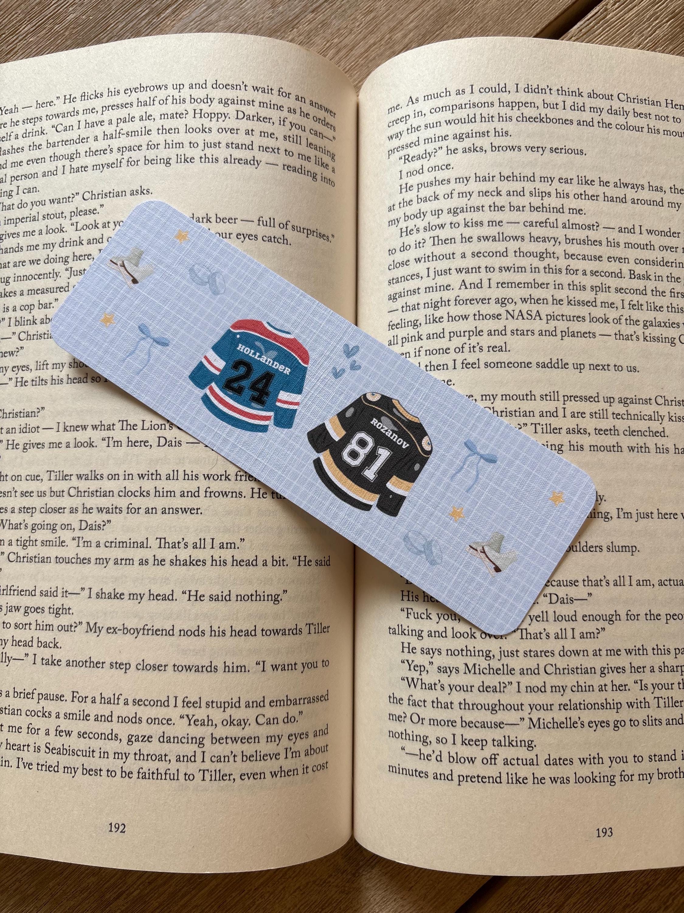 Hockey Romance Bookmarks, Enemies to Lovers Bookmarks