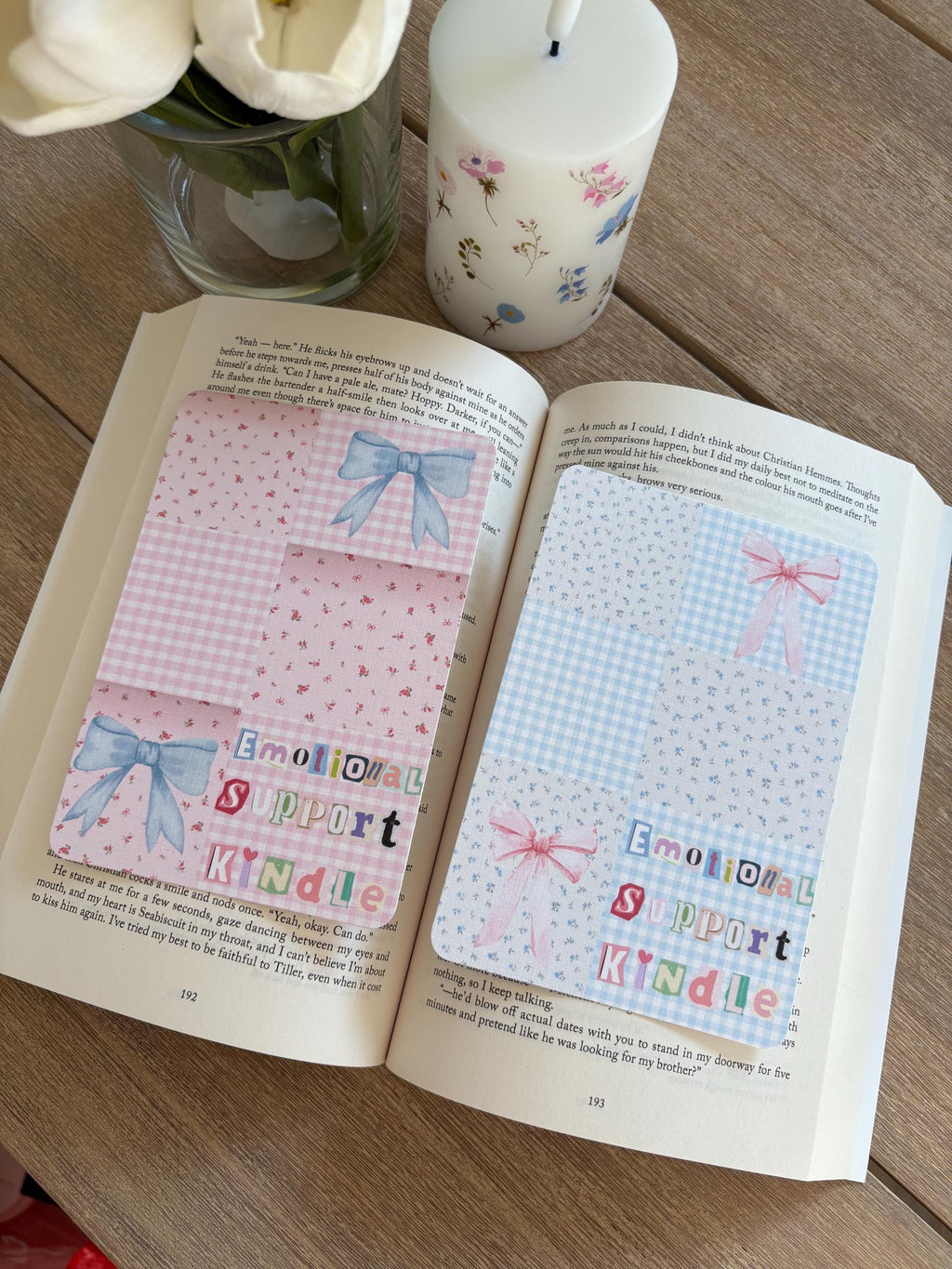 Floral Kindle Insert: Emotional Support Design