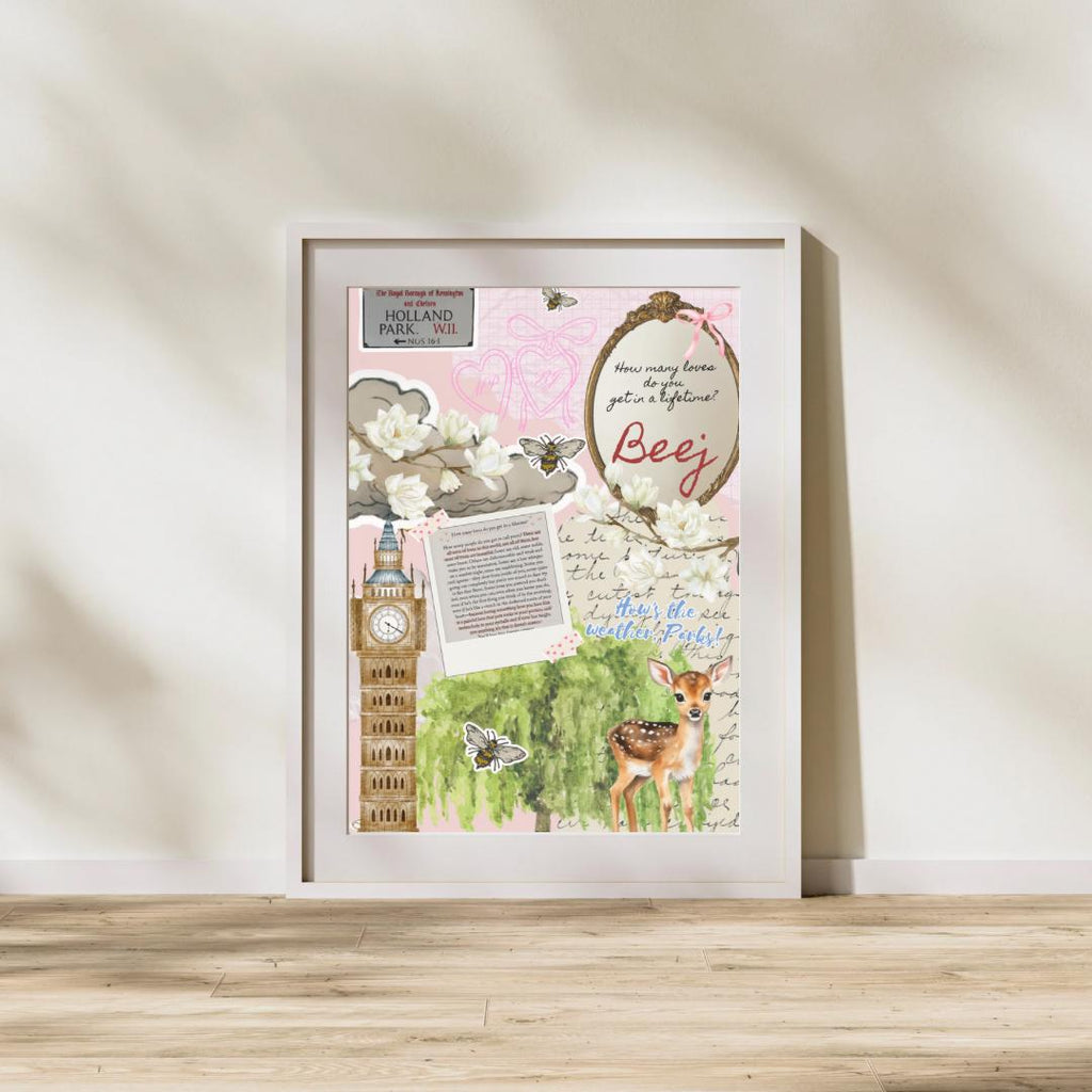 Magnolia Parks Art Print: Bookish Decor, Daisy Haites Universe
