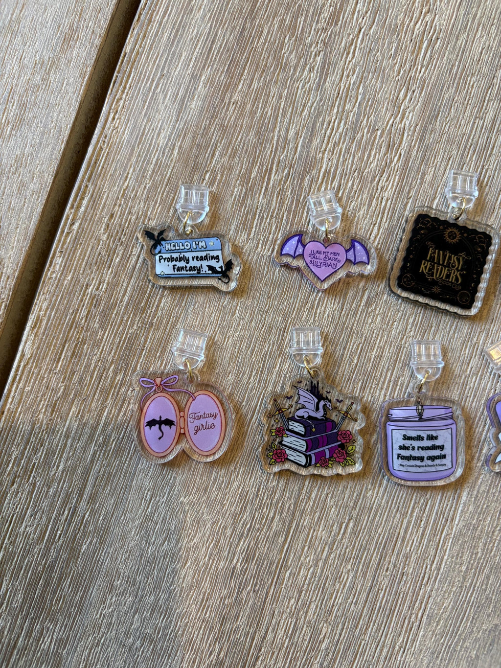 Fantasy Acylic Dust plug charms