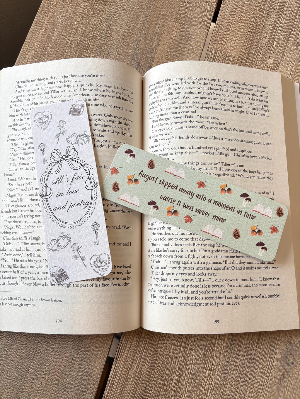 TS Inspired Bookmarks: TTPD, August Lyric, Folklore, Evermore