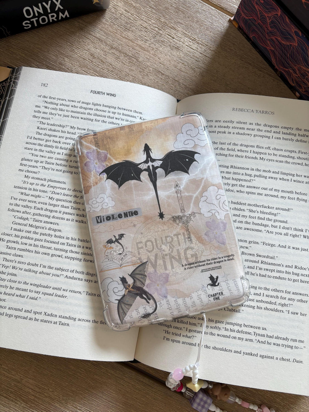 Fourth Wing Kindle Insert