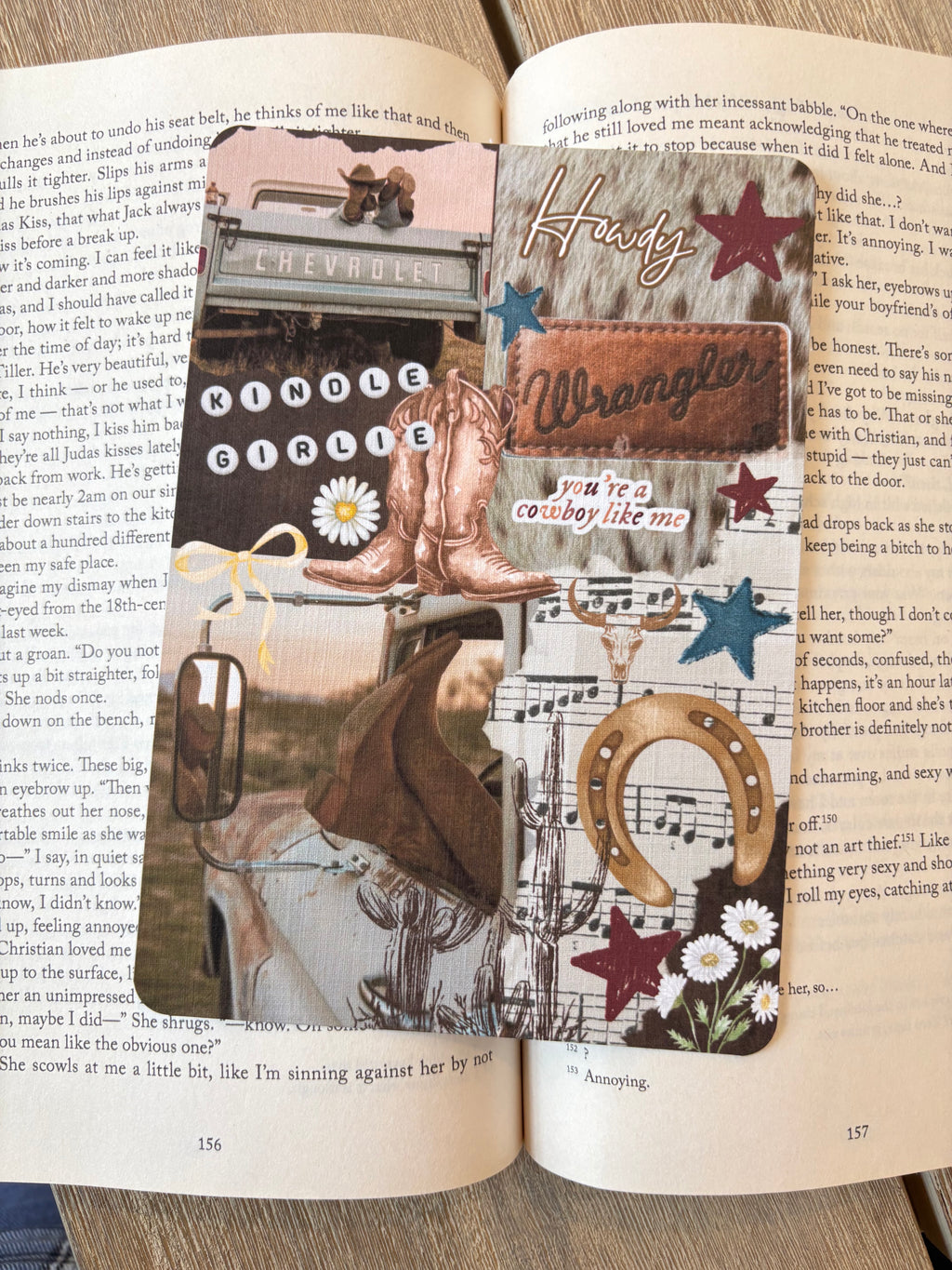 Cowboy Western Kindle Insert
