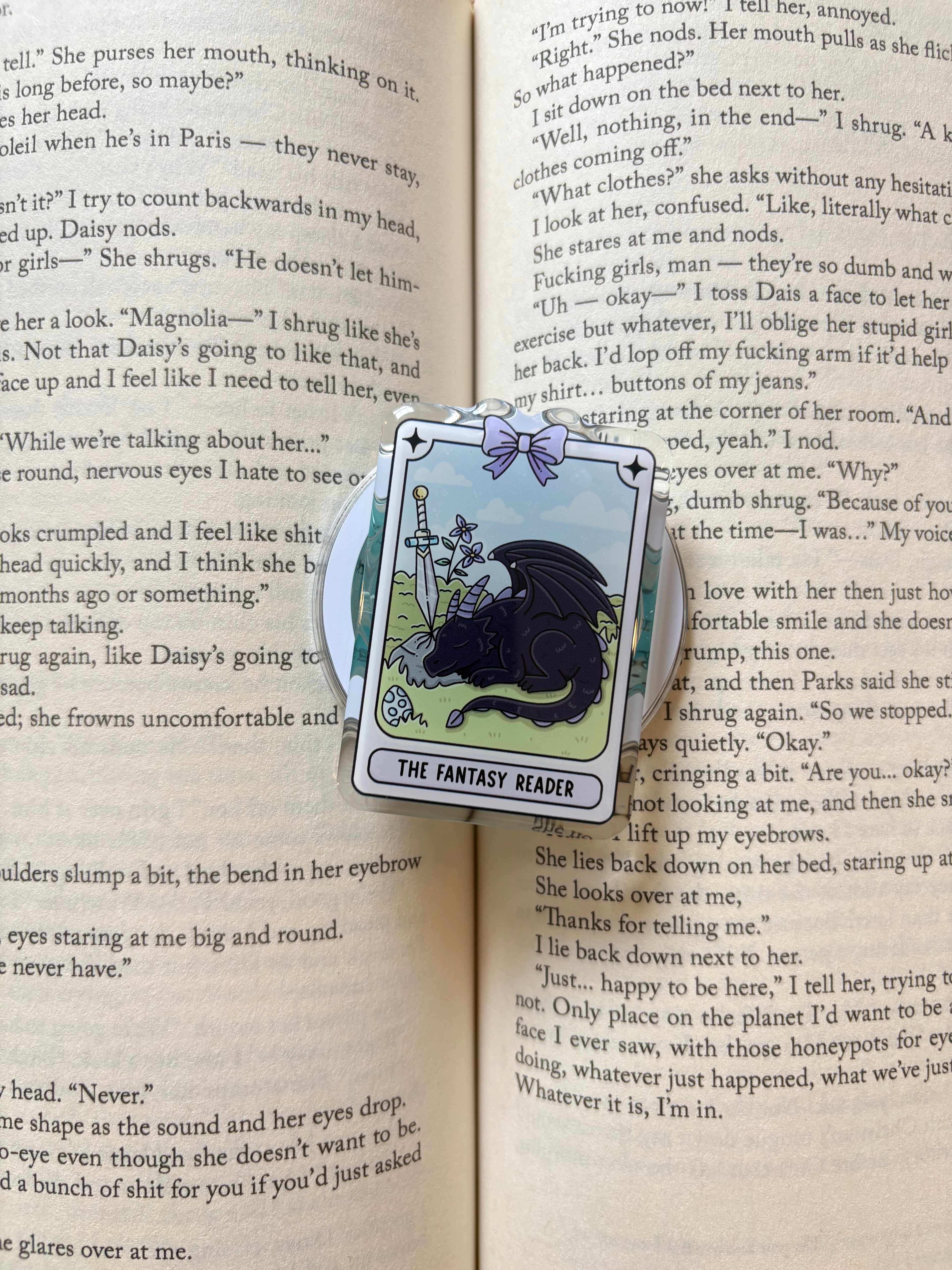 The Fantasy Reader Magnetic Kindle grip