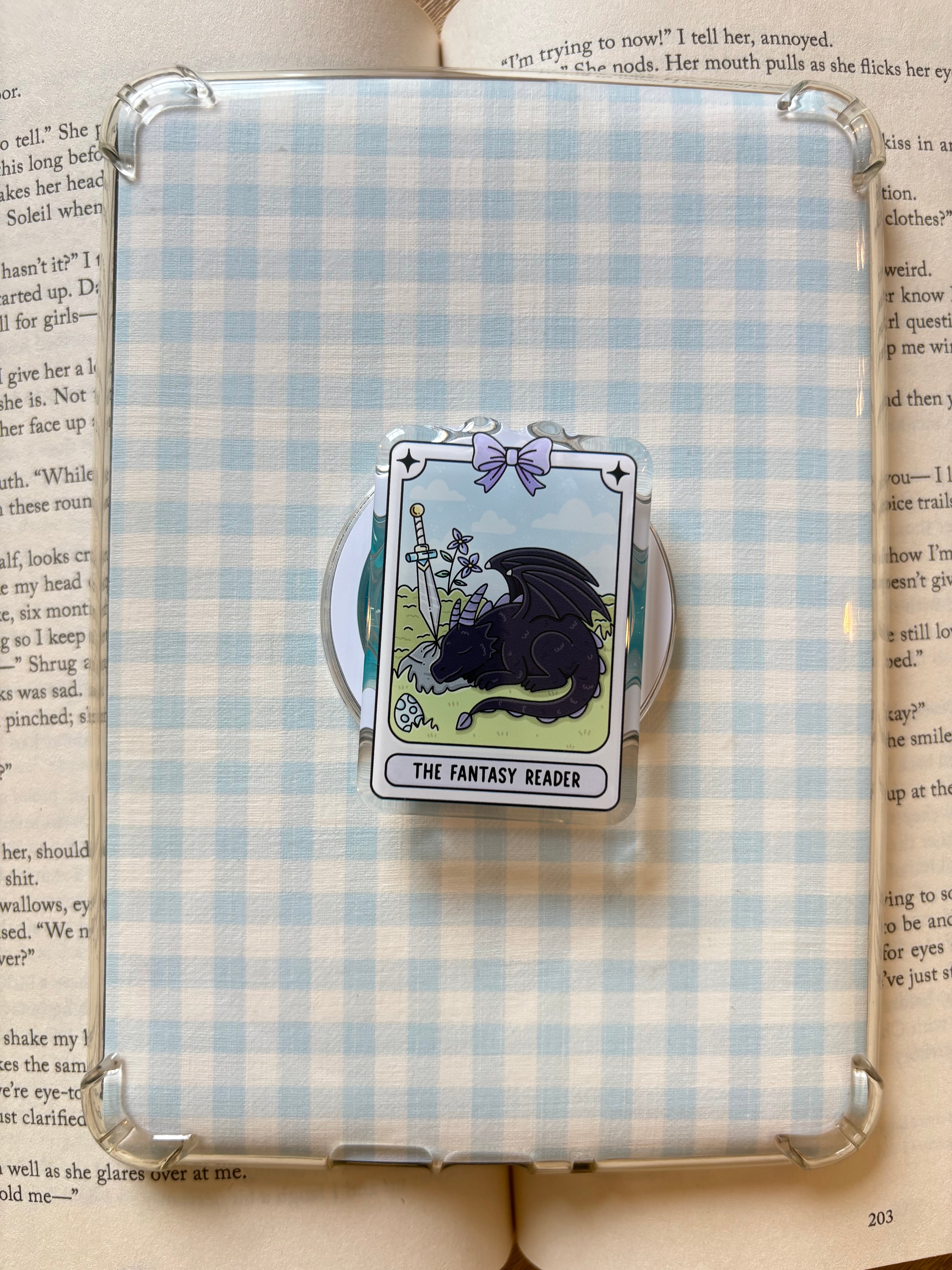 The Fantasy Reader Magnetic Kindle grip