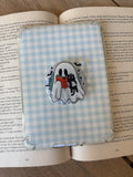 Ghost Reading with Cat Magnetic Kindle grip