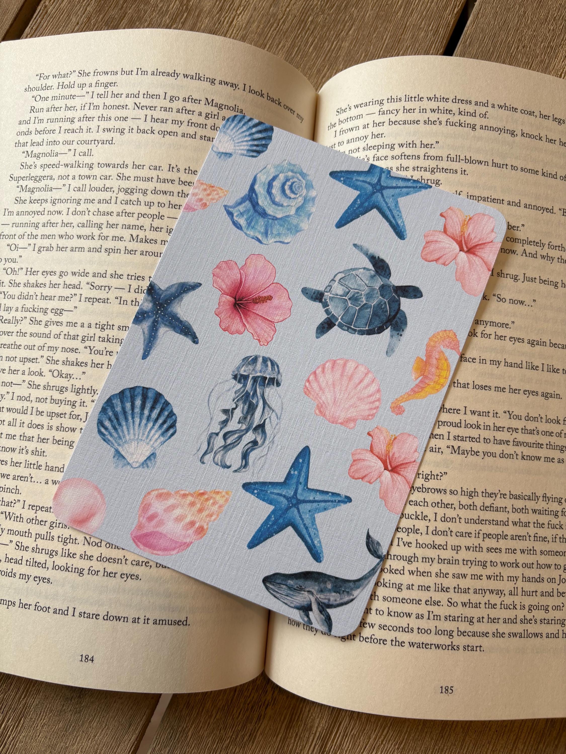 Blue summer coastal Kindle Insert