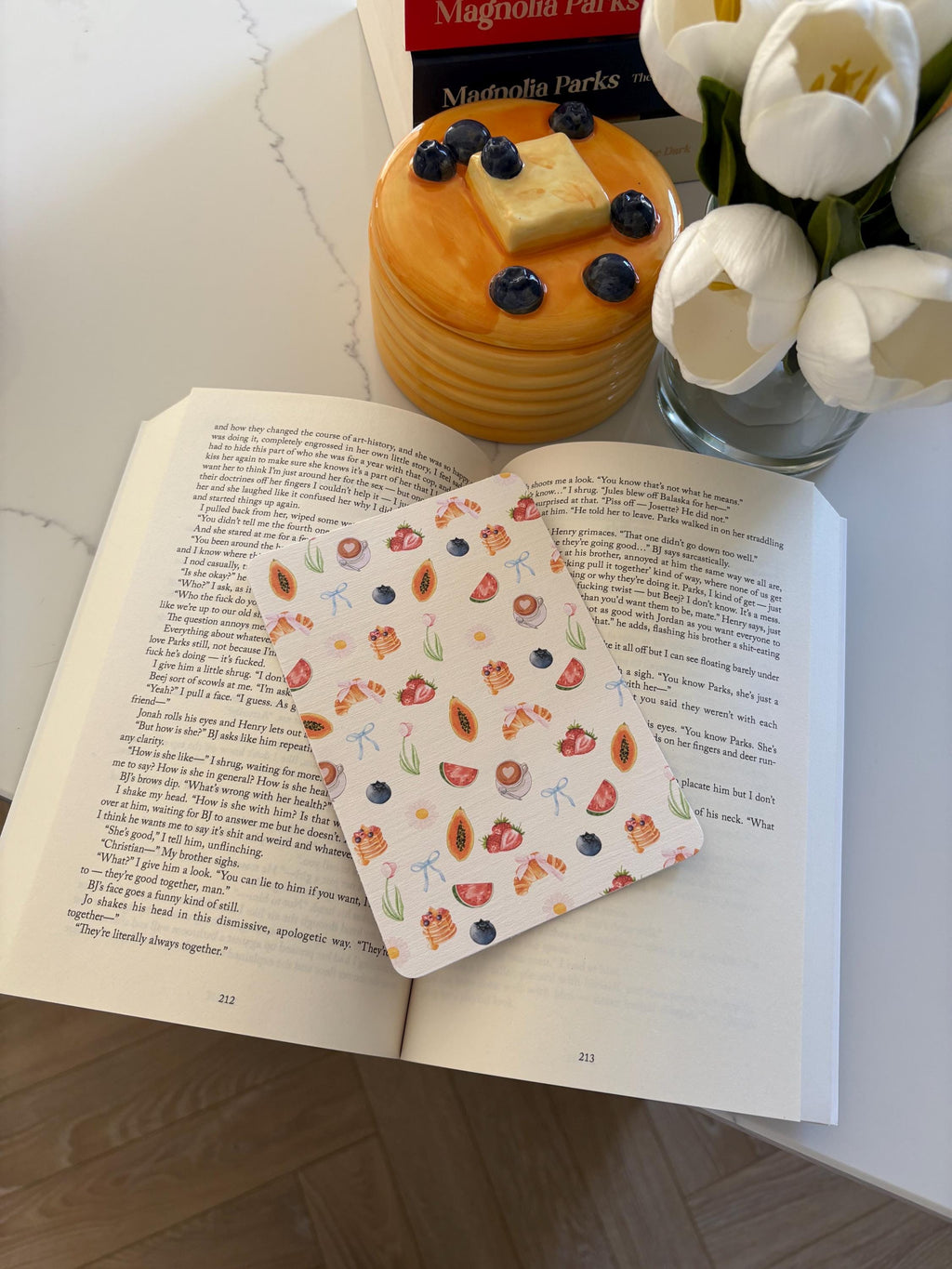 Brunch Kindle Insert/ bookmark(matching)