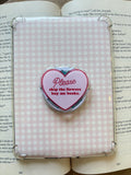 Please Skip The Flowers Buy Me Books Magnetic Kindle grip