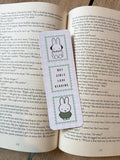 Hot Girls love reading bunny bookmark