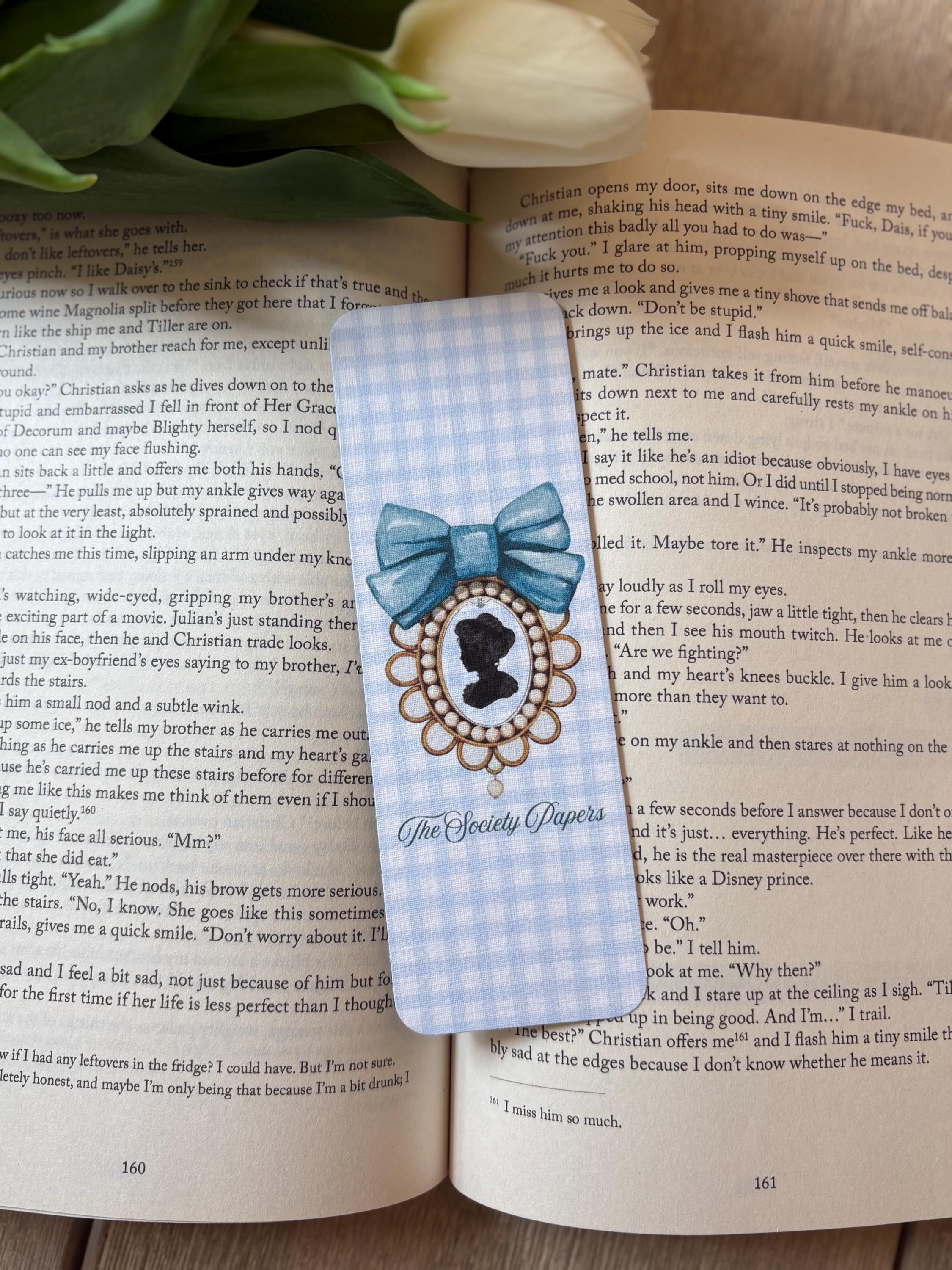 Bridgerton Inspired Bookmarks, Society papers & Dearest gentle reader design