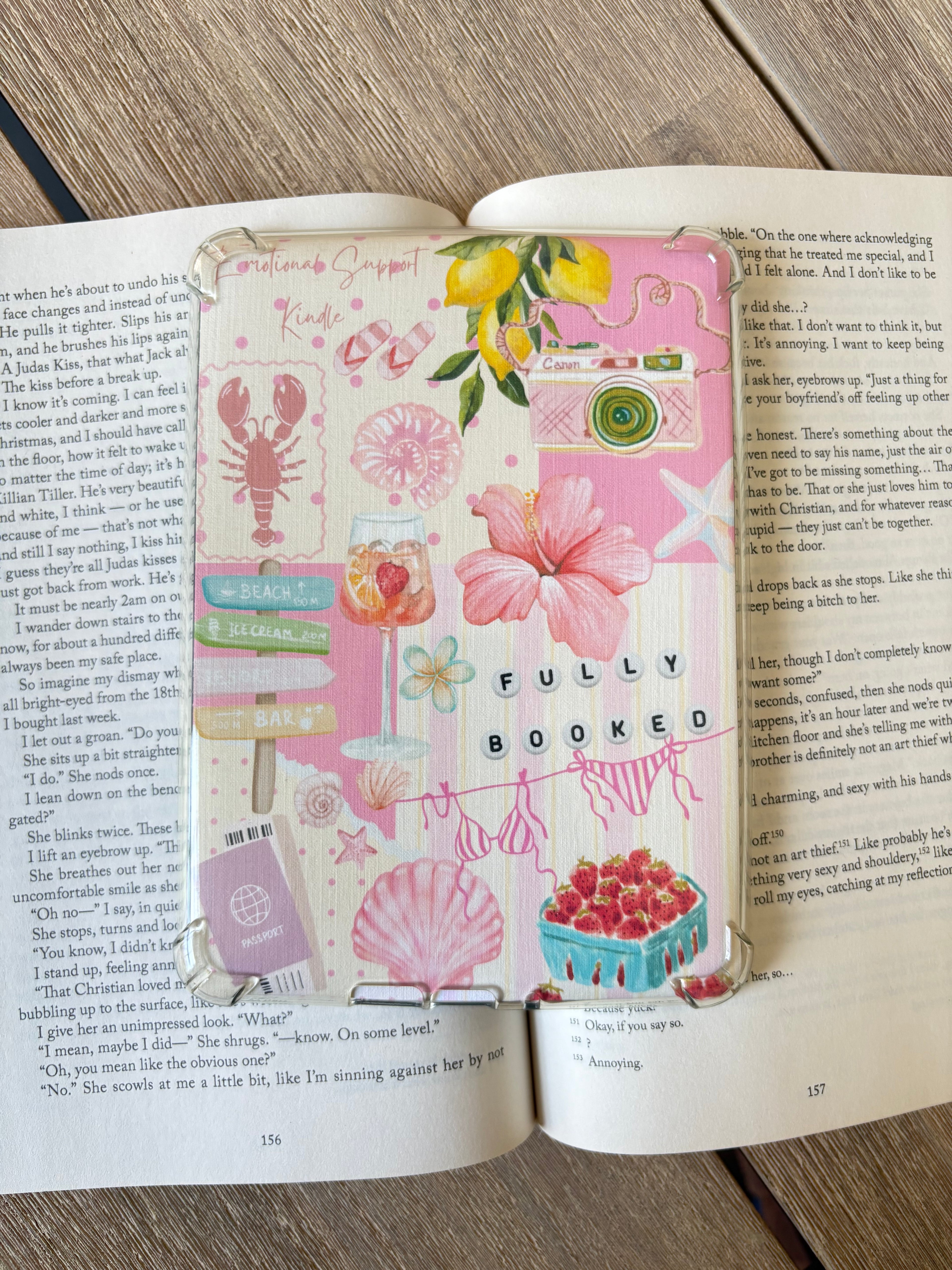 Pink Summer Coastal Kindle Insert