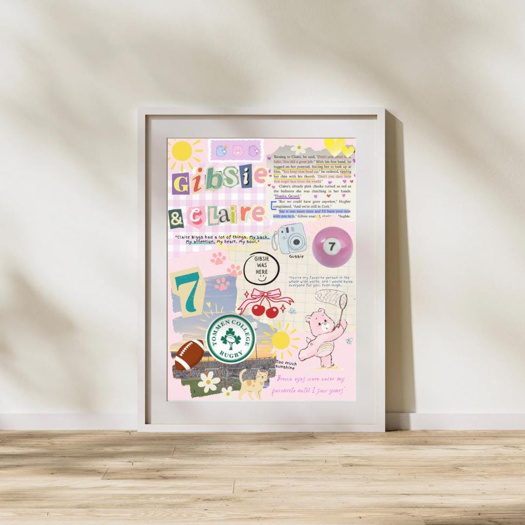 Boys of Tommen Collage Art Print: Bookish Decor