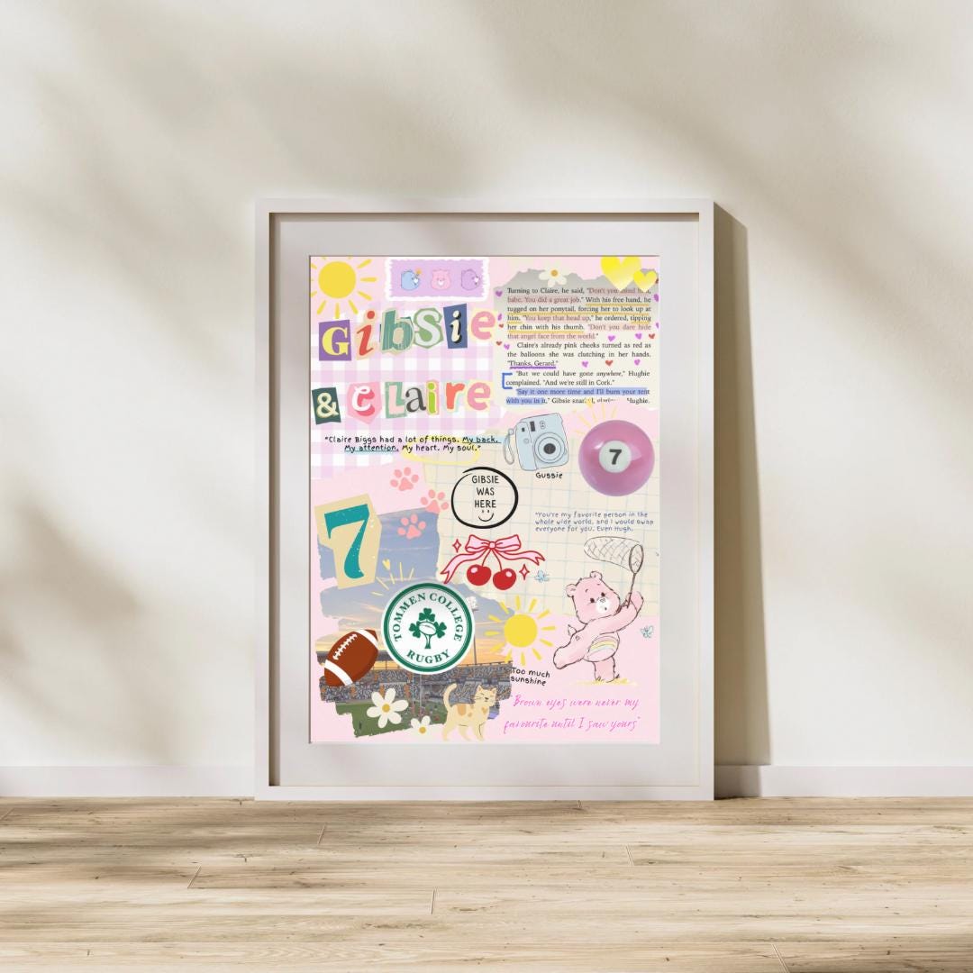 Boys of Tommen Collage Art Print: Bookish Decor