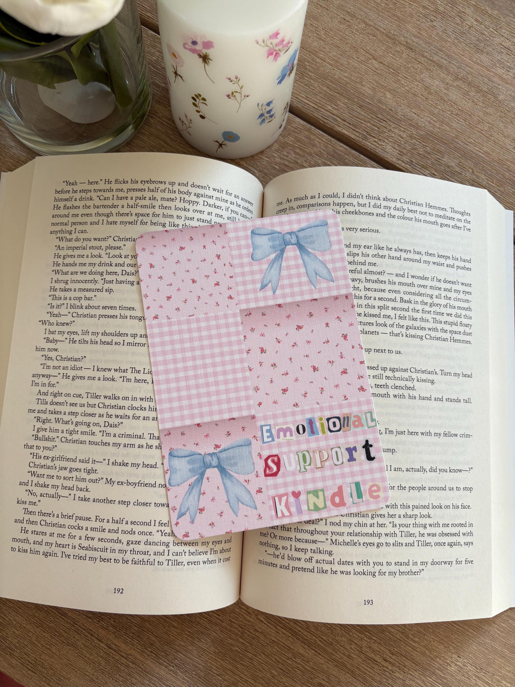 Floral Kindle Insert: Emotional Support Design