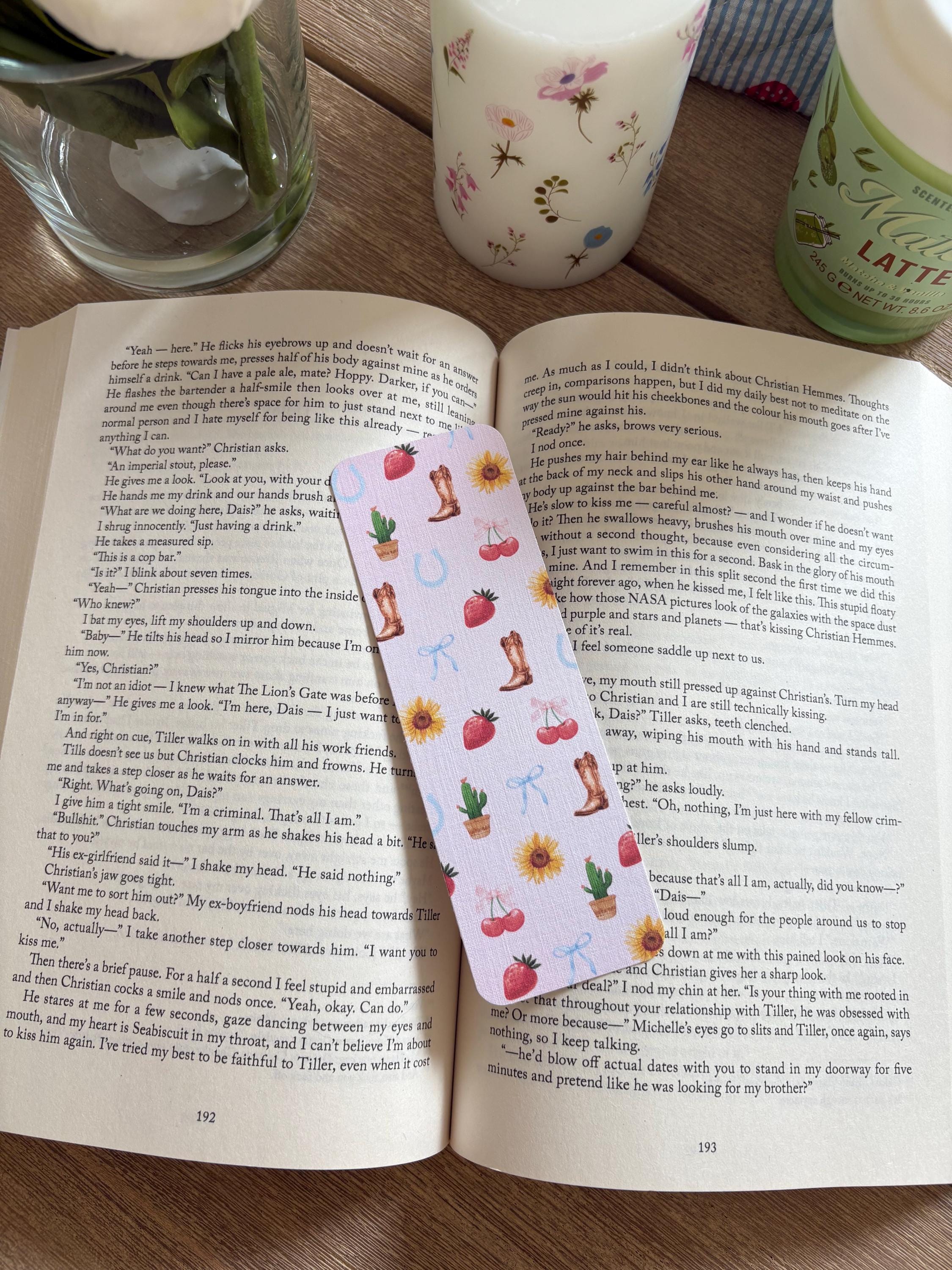 Cowboy but make it cute Kindle Insert & Bookmark