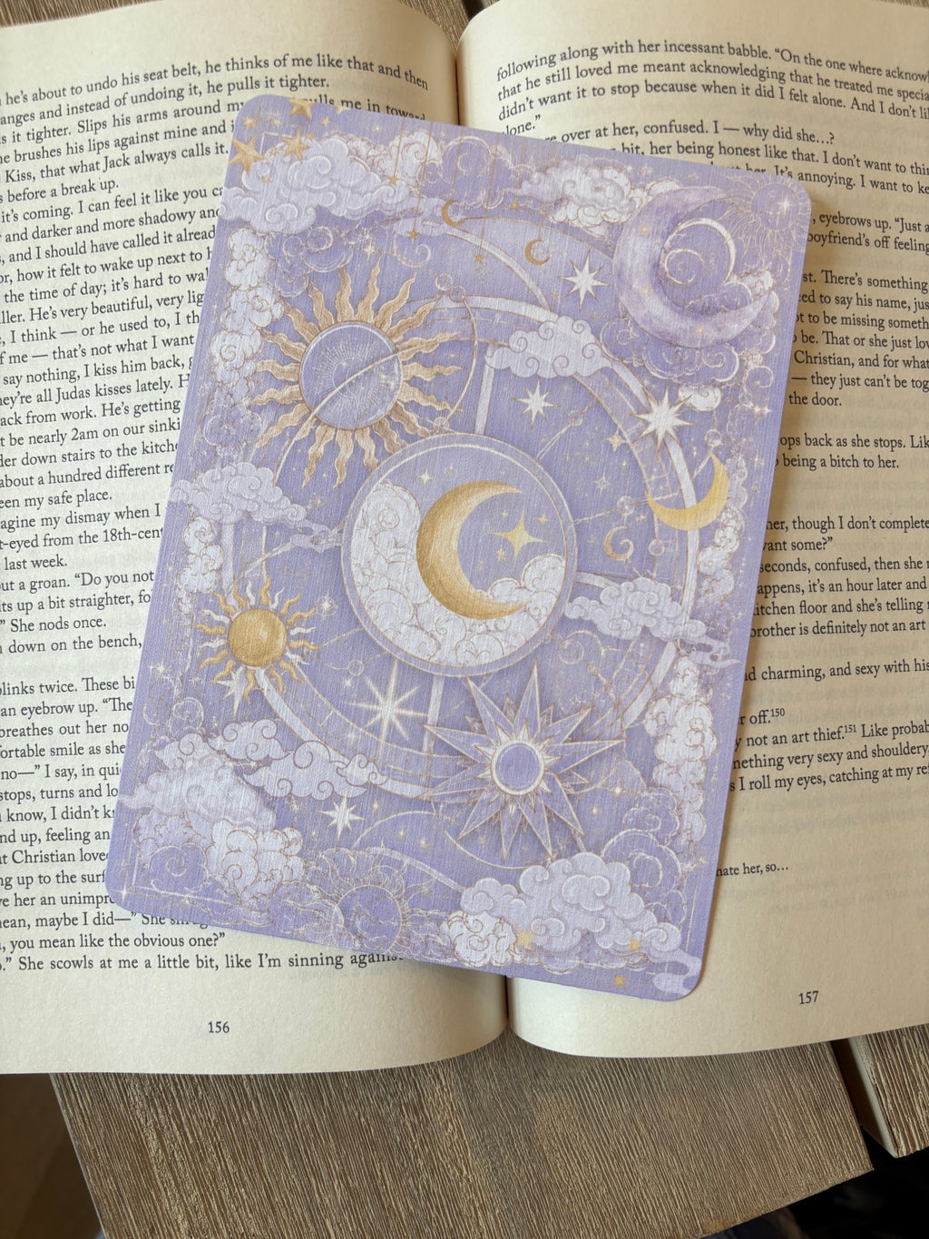 Pink, Blue, Purple Celestial Kindle Insert