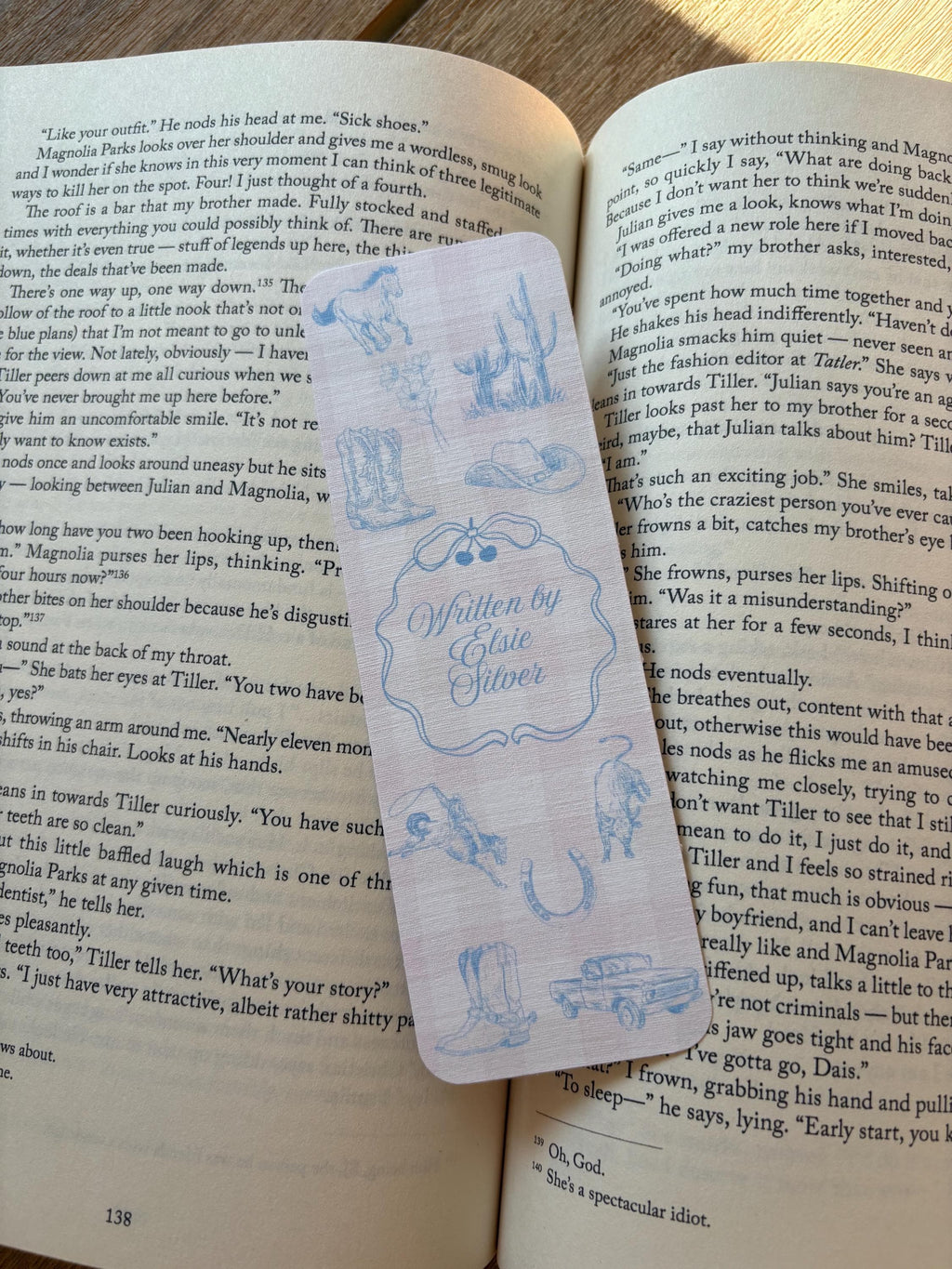 Elsie Silver bookmarks - Chestnut springs - Gold rush ranch - Rose Hill