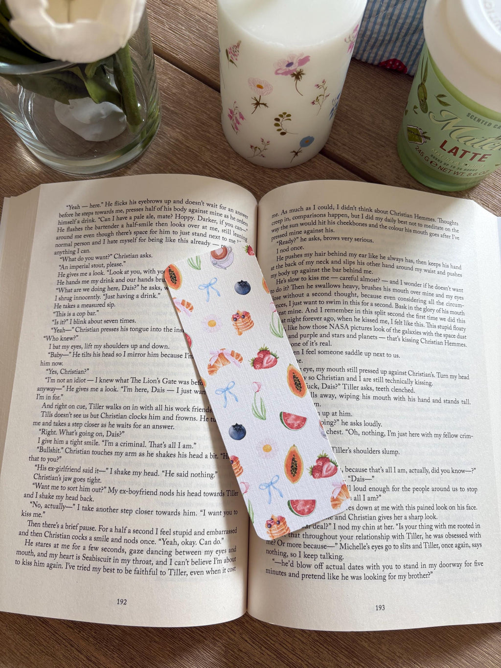 Brunch Kindle Insert/ bookmark(matching)