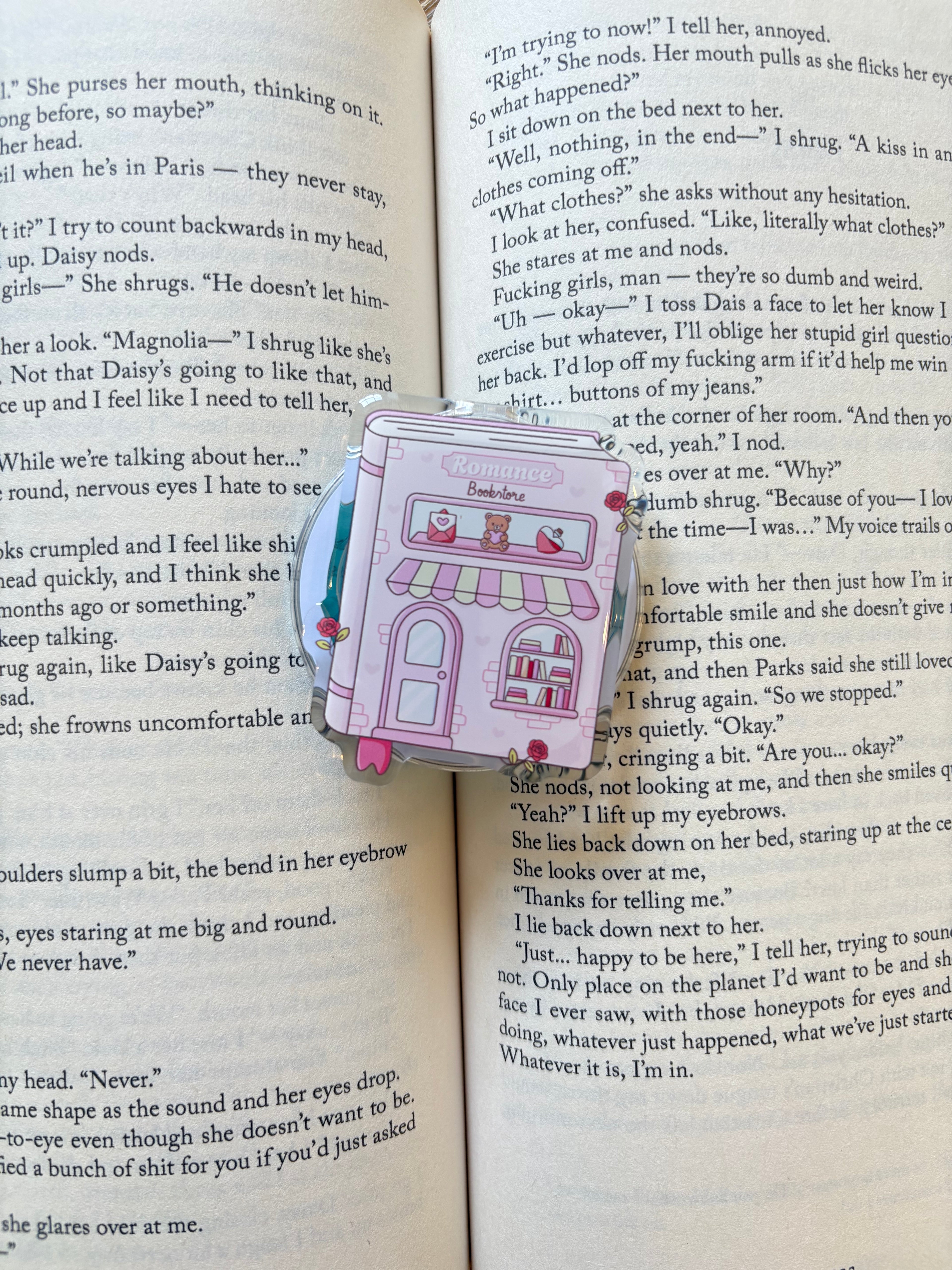 Romance Bookstore Kindle Grip