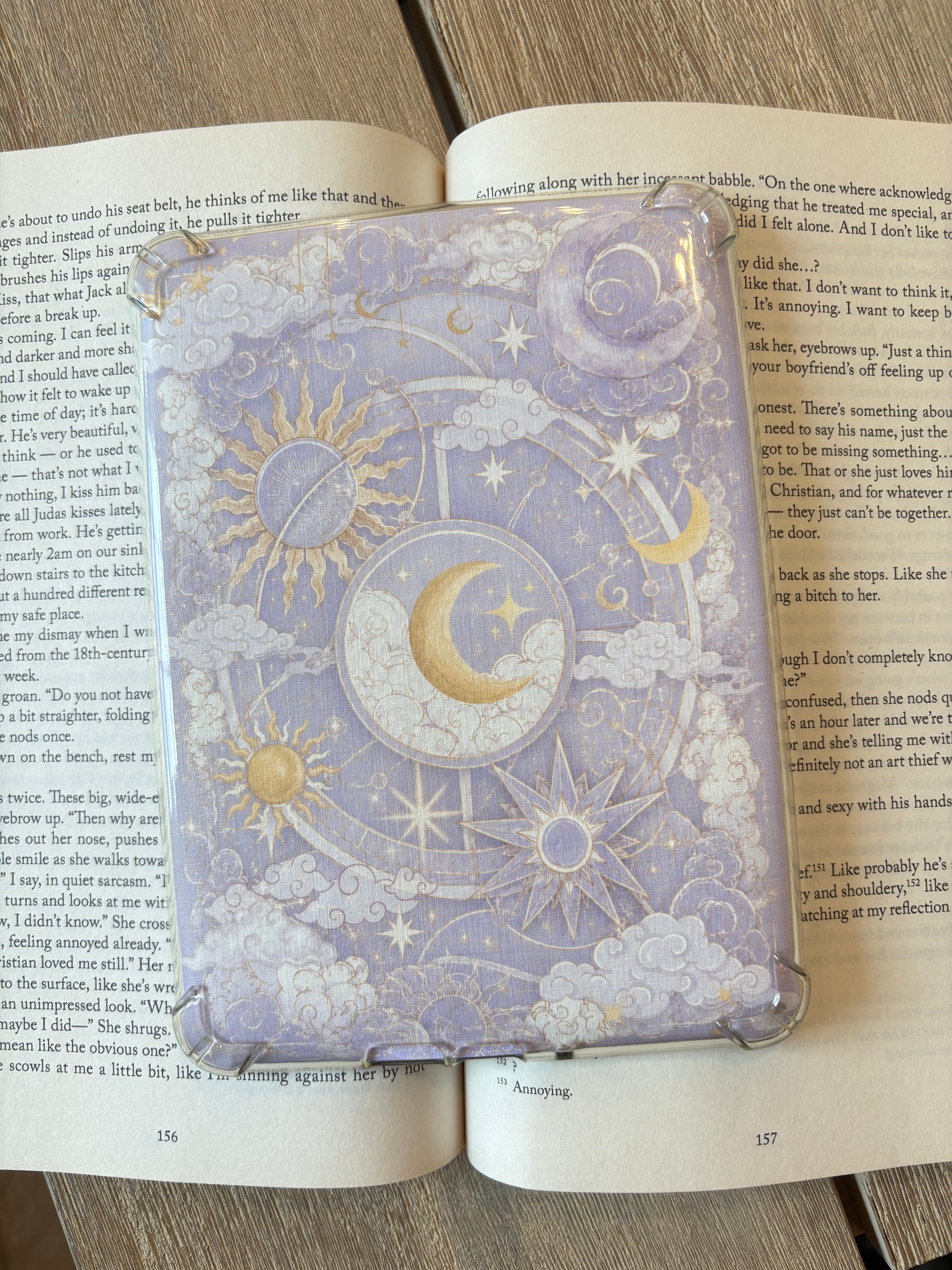Pink, Blue, Purple Celestial Kindle Insert