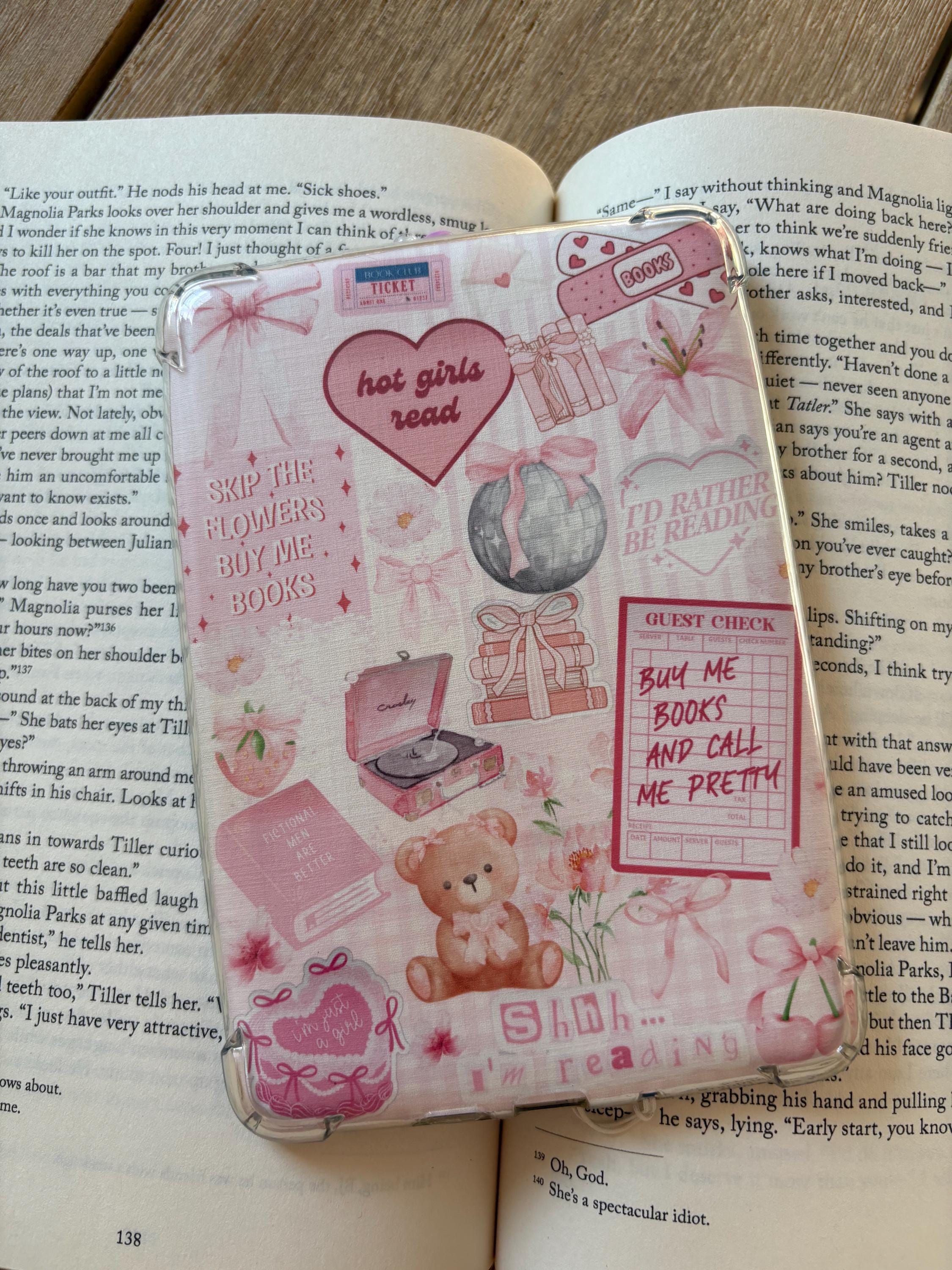 Girly Pink Kindle Insert