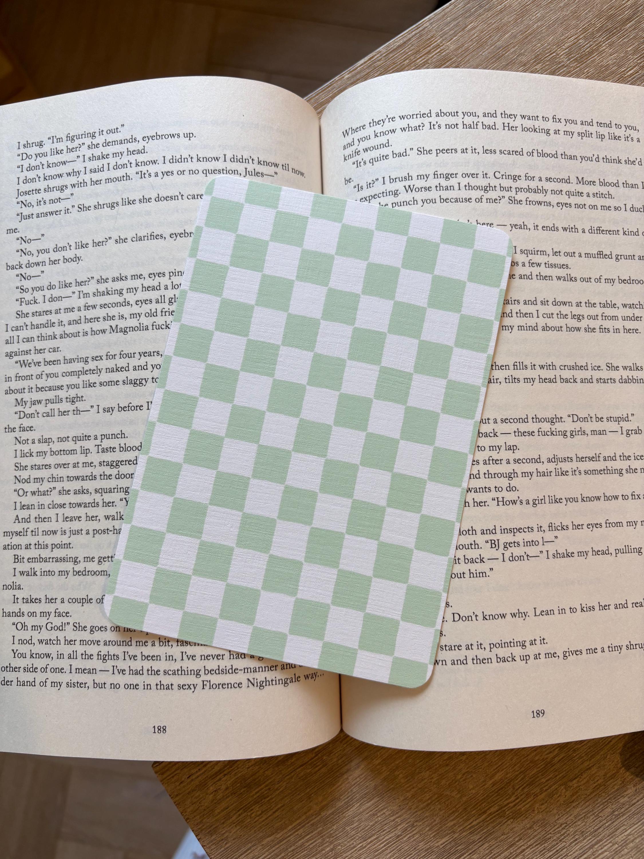 Checkered Kindle Inserts