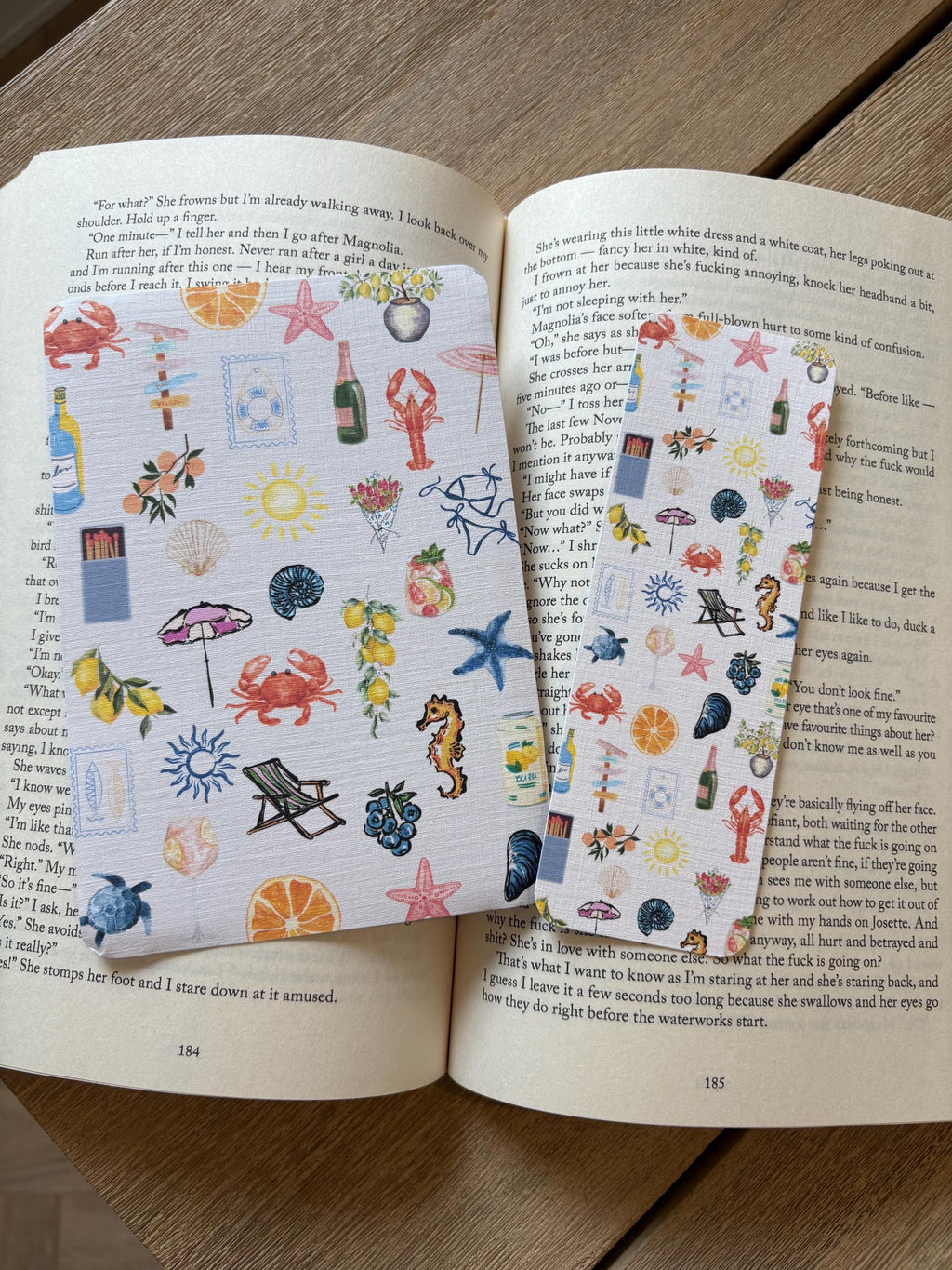 Coastal Kindle Insert/ bookmark (matching)
