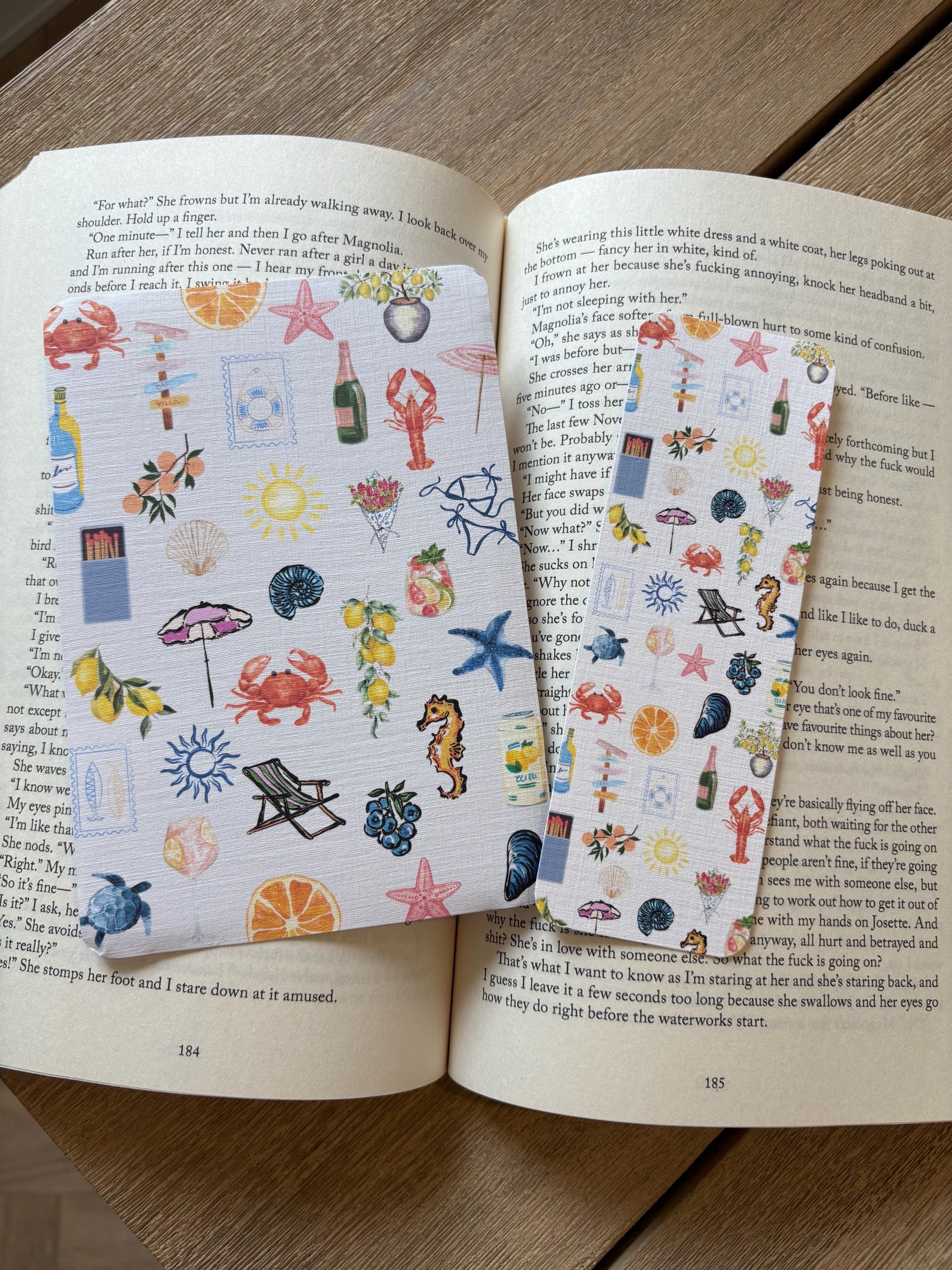 Coastal Kindle Insert/ bookmark (matching)