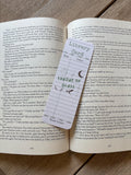 Throne of Glass Bookmark | Library Card