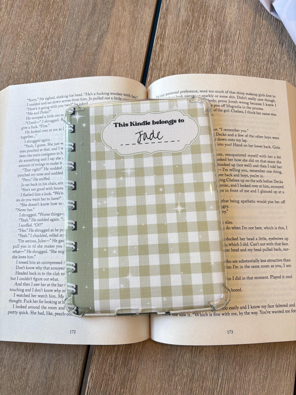 Personalised notebook style Kindle Inserts