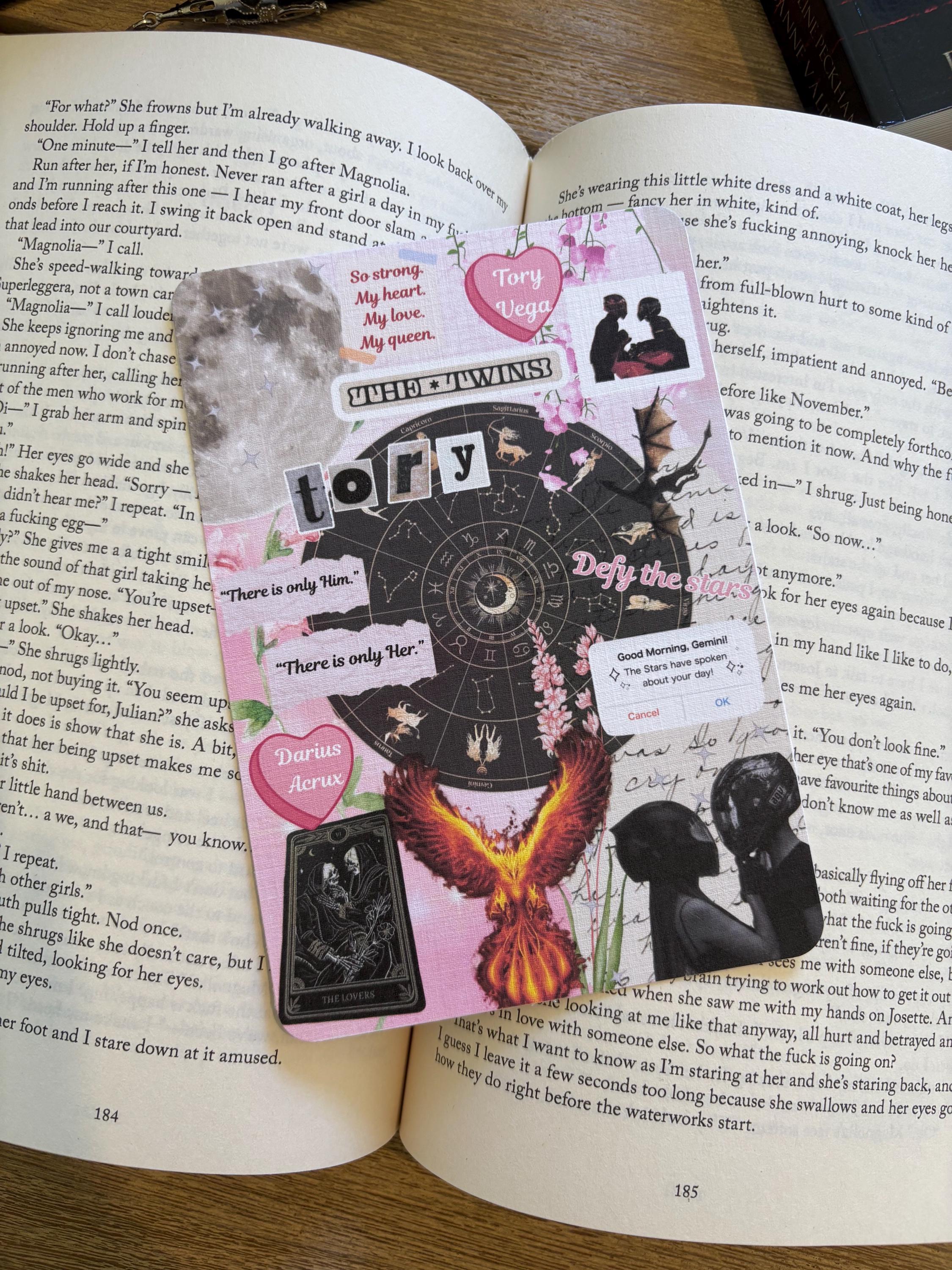 Zodiac Academy series Kindle Inserts, Tory and Darcy Kindle Inserts