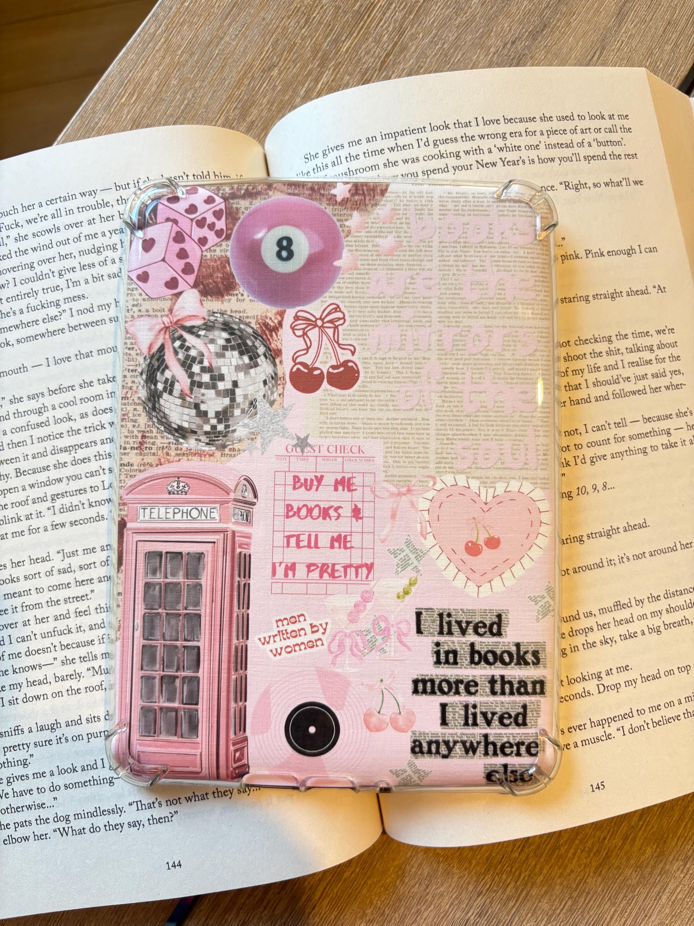 Pink inspired Kindle Insert