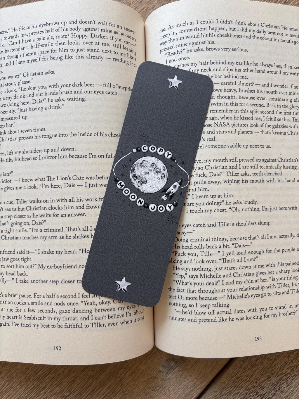 Copy, Moon Joy, Copy Heart, Copy Bracelet Artemis II inspired bookmarks