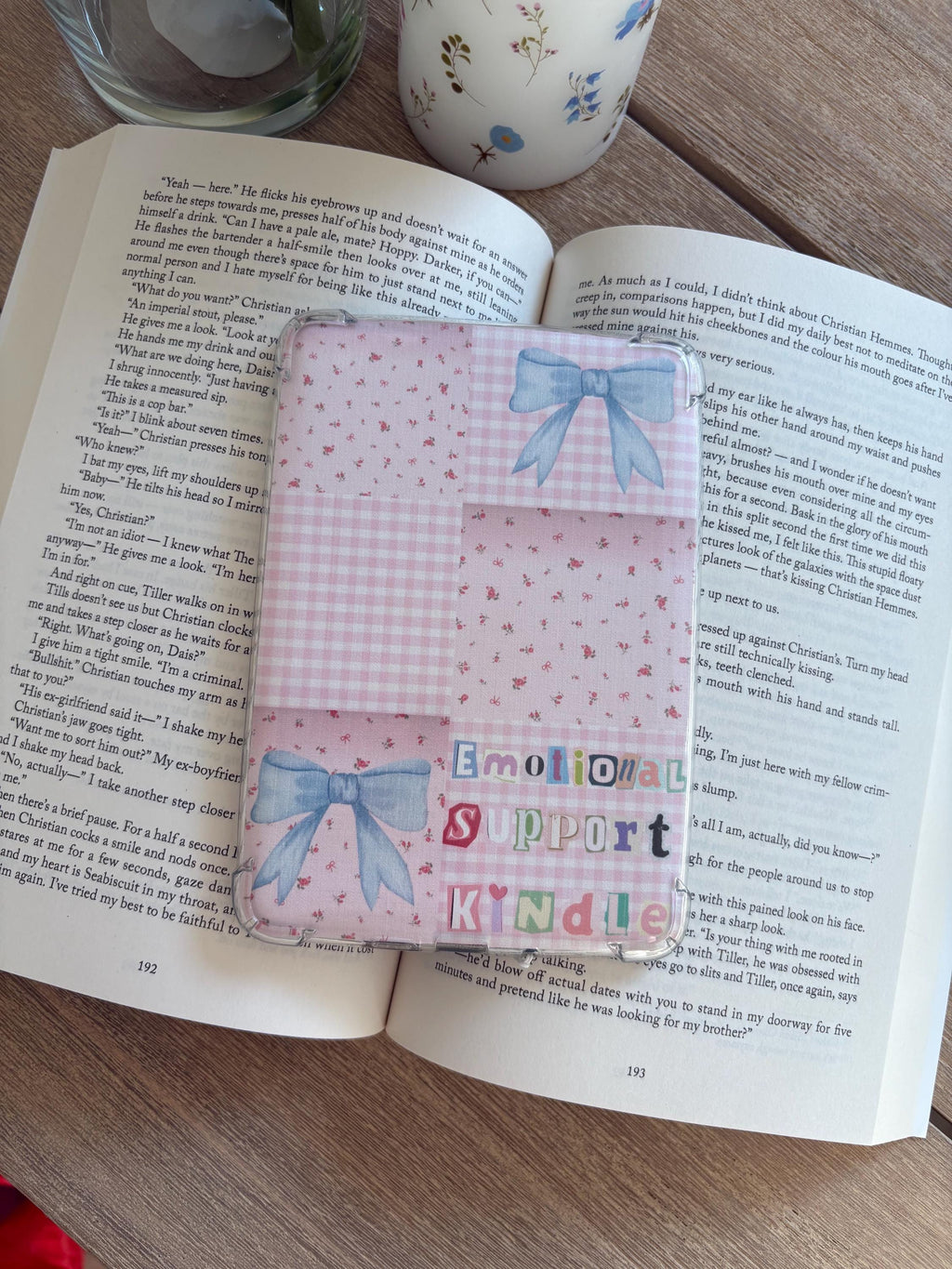 Floral Kindle Insert: Emotional Support Design