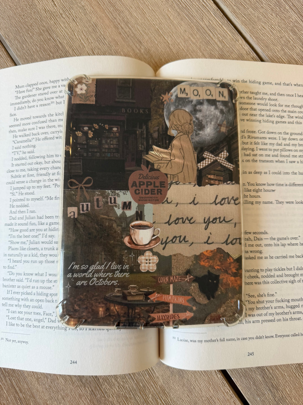 Dark Academia Autumnal Kindle Insert