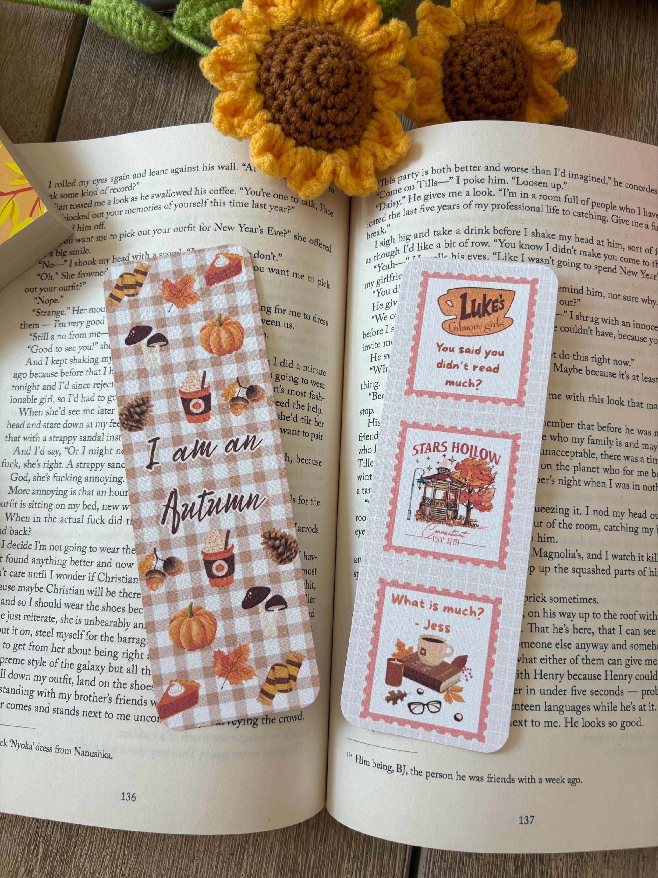 Gilmore Girls inspired Bookmarks