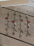 Silver Cowboy Theme Kindle Charms