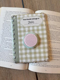 Gingham Magnetic kindle grips/ blue, pink, green and purple