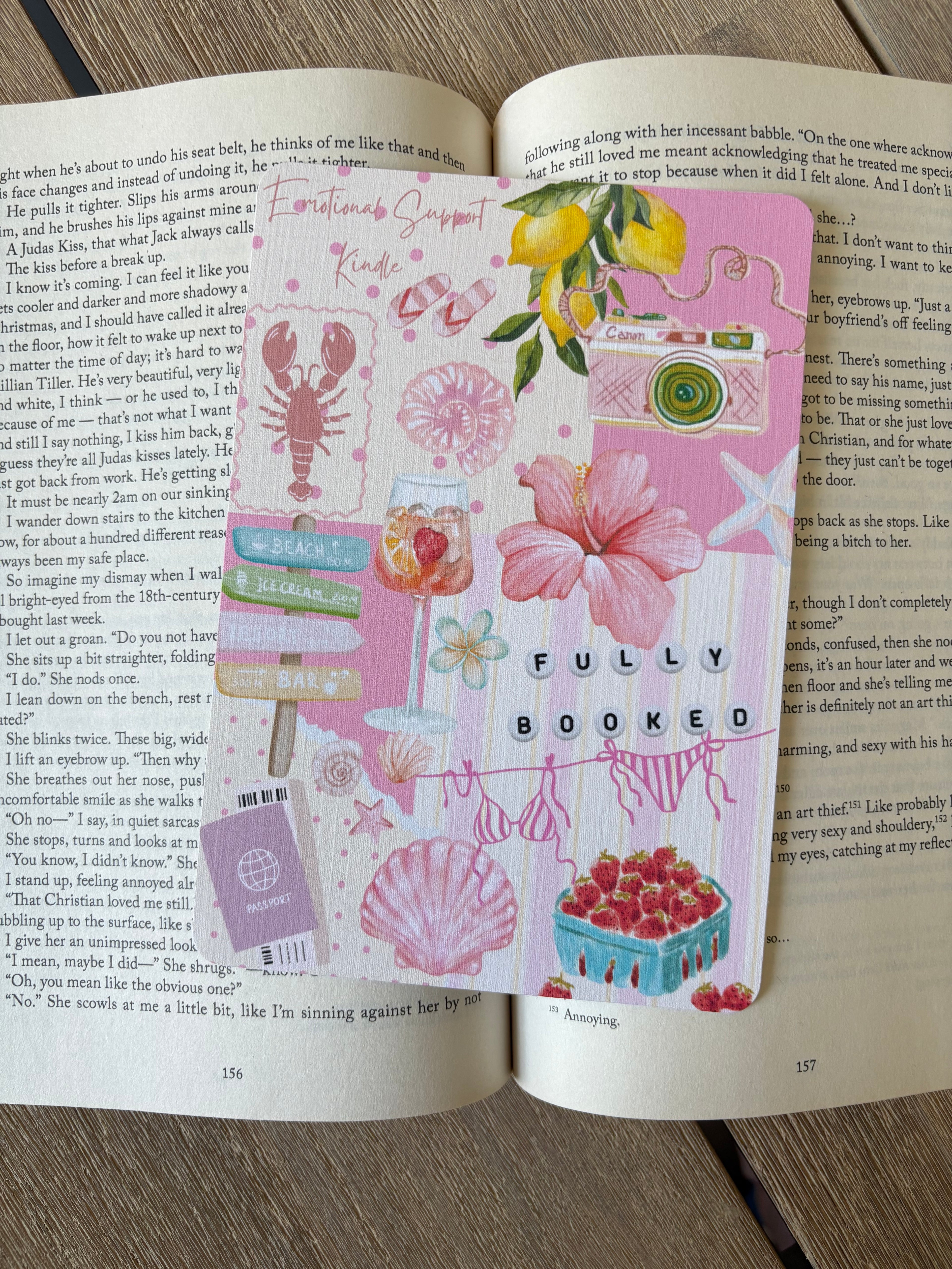 Pink Summer Coastal Kindle Insert
