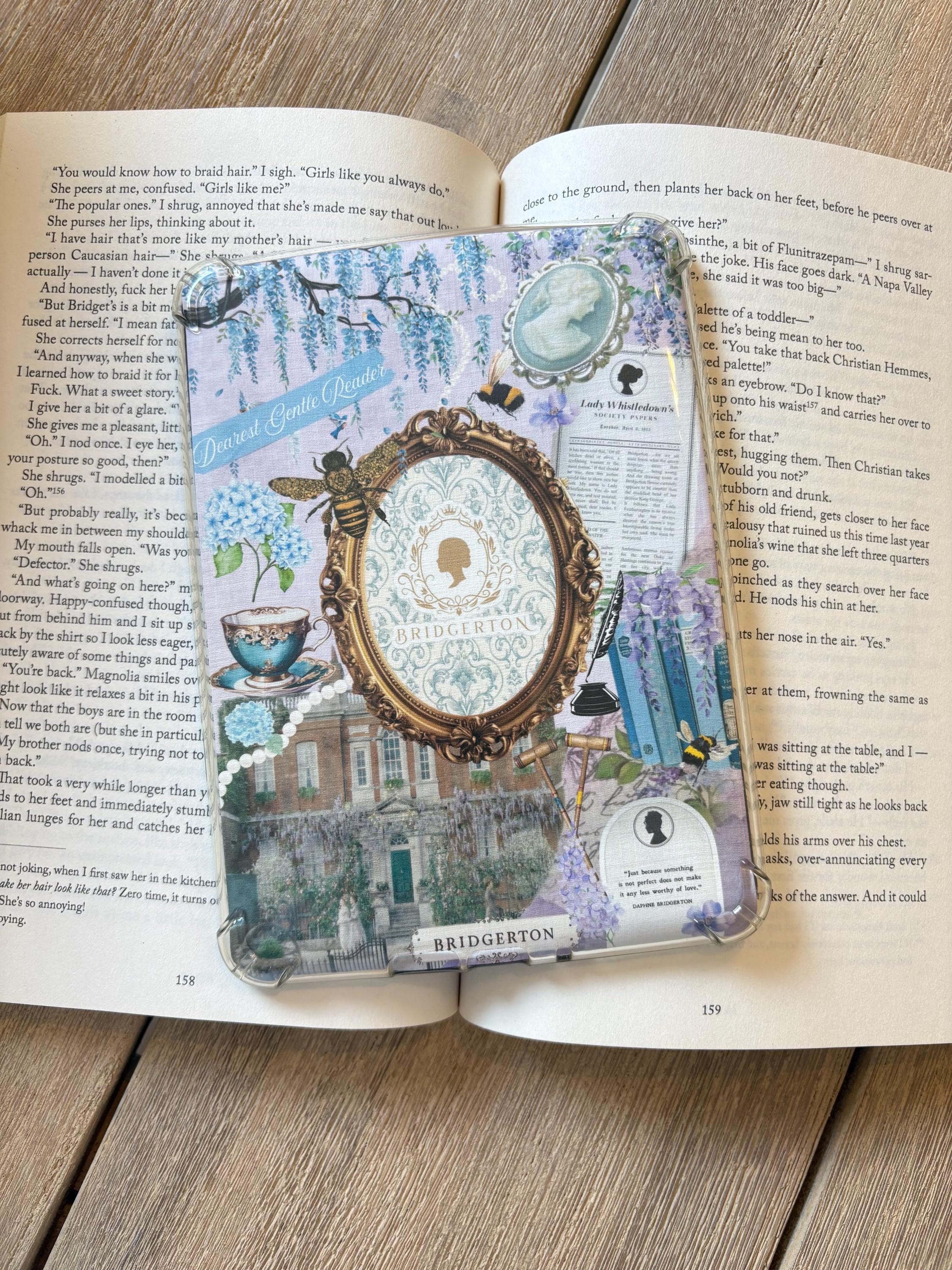 Bridgerton inspired Kindle Insert