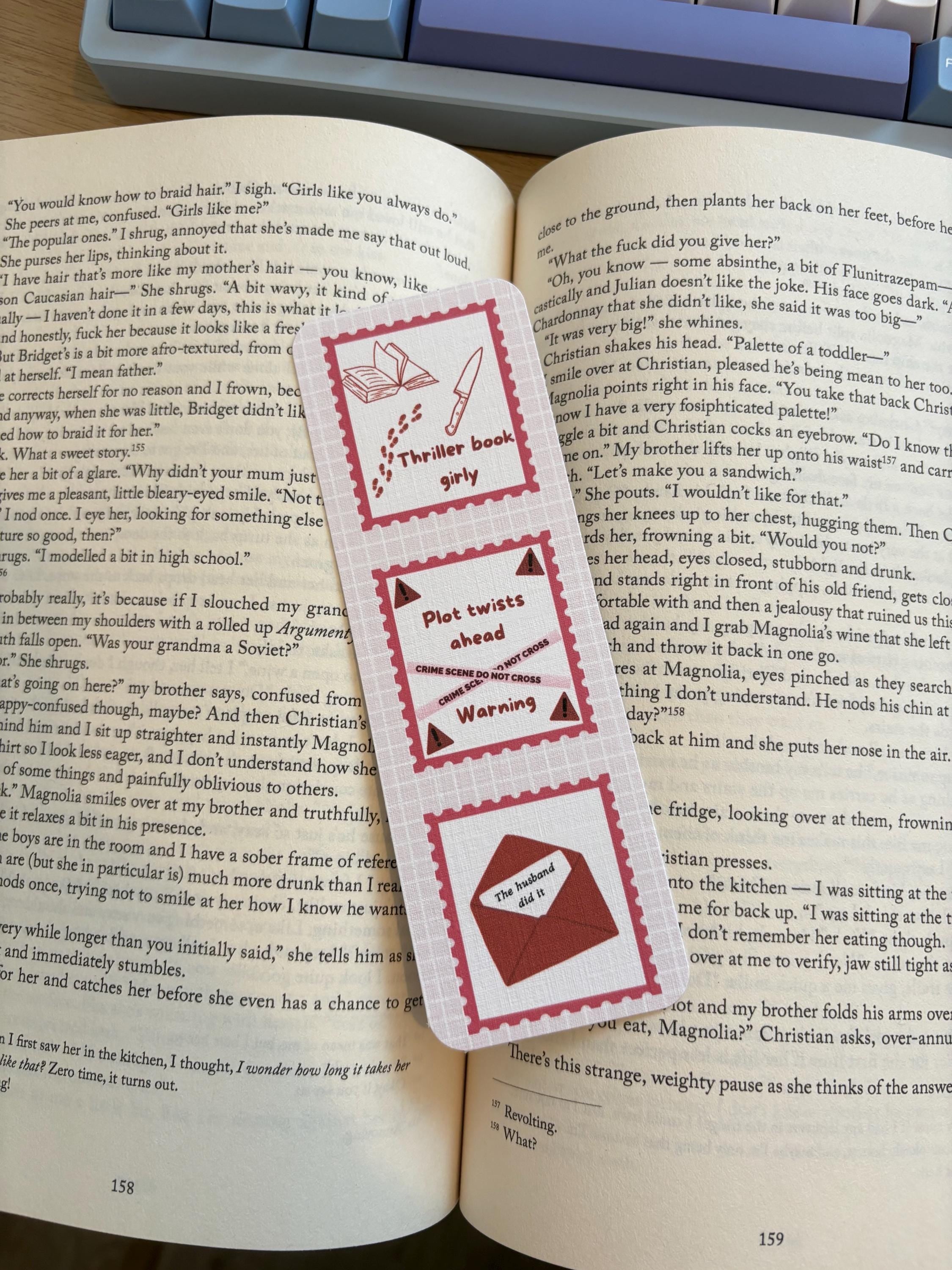 Thriller bookmarks / Thriller & Mystery bookmark
