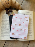Brunch and Bows Kindle insert, Pink gingham