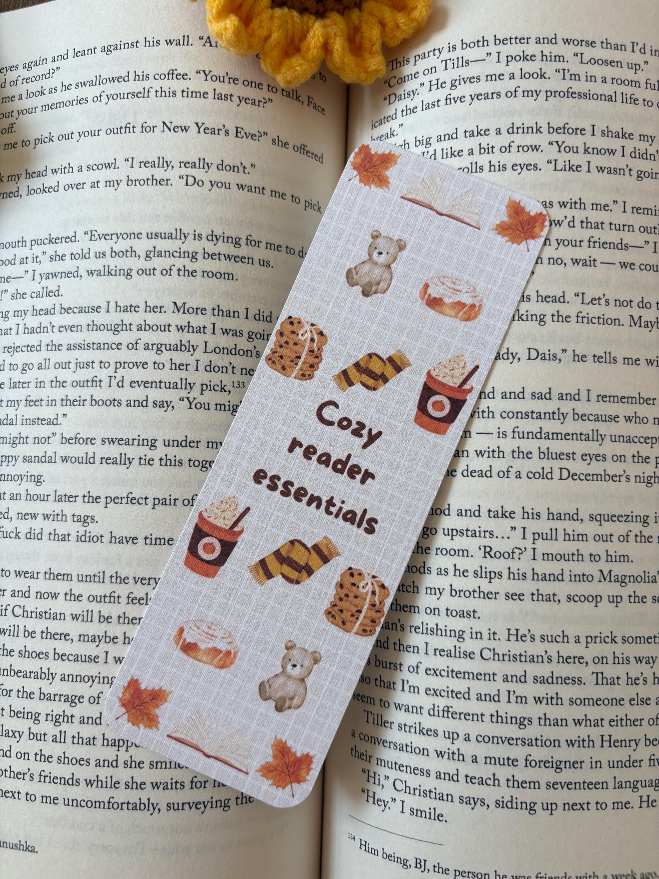 Autumn Theme Bookmarks: Cozy Season, Halloween, Bookish Gift