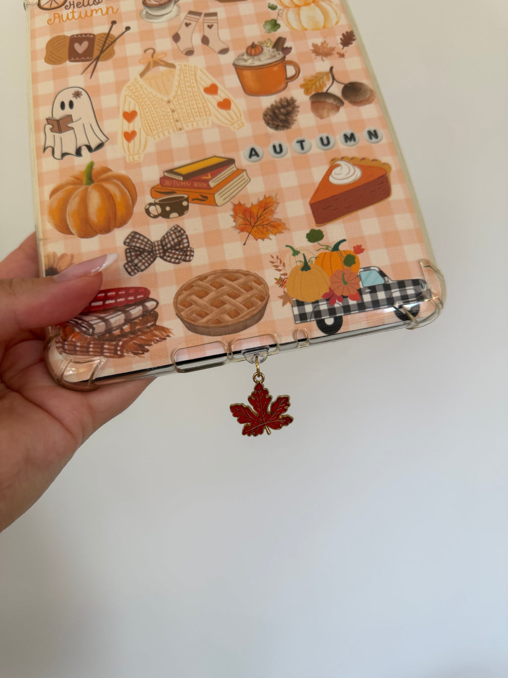 Autumn Halloween Dust Plug Charm: Kindle accessory