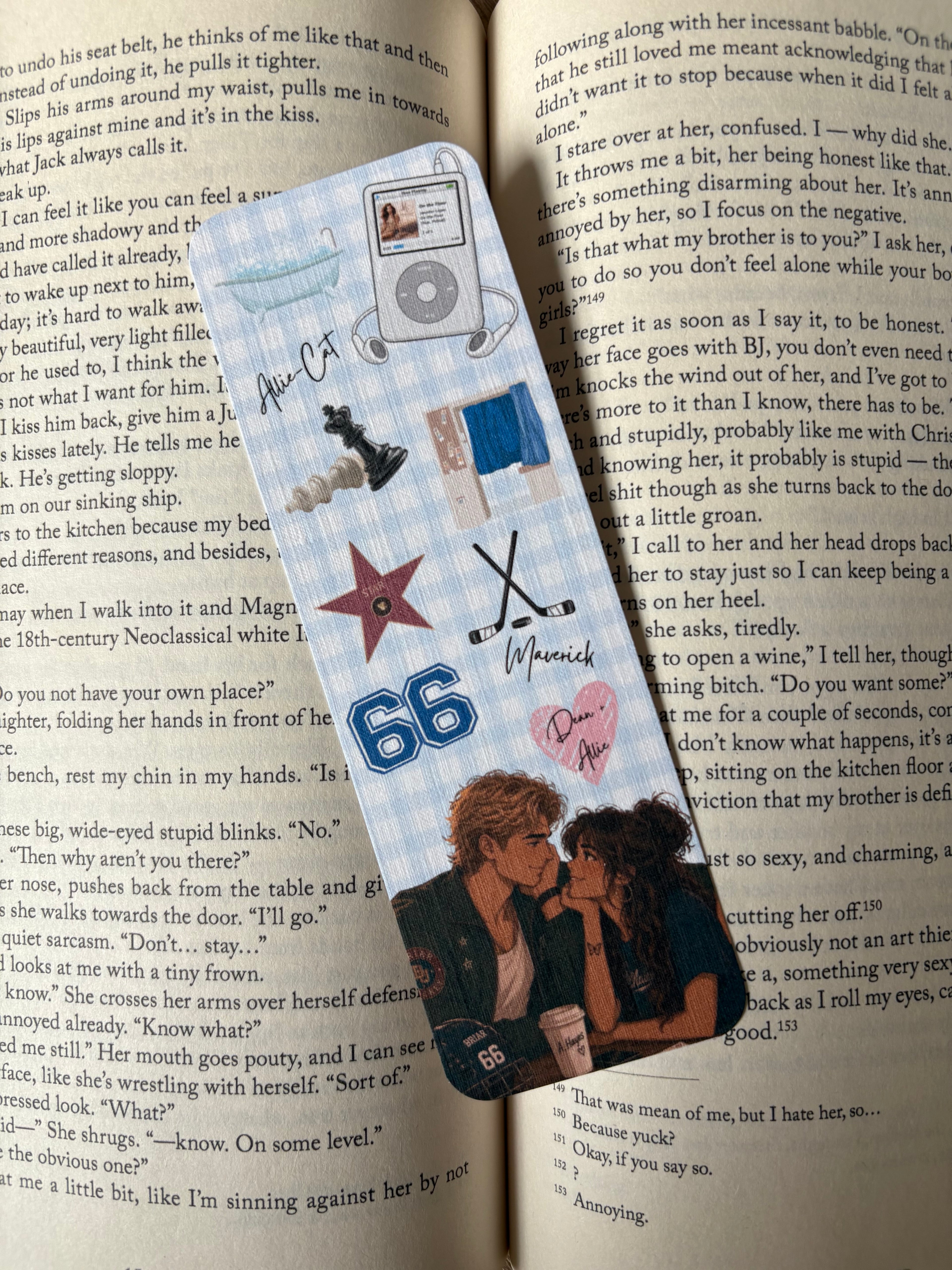 Off Campus The Deal, The Score Hockey Romance Bookmarks