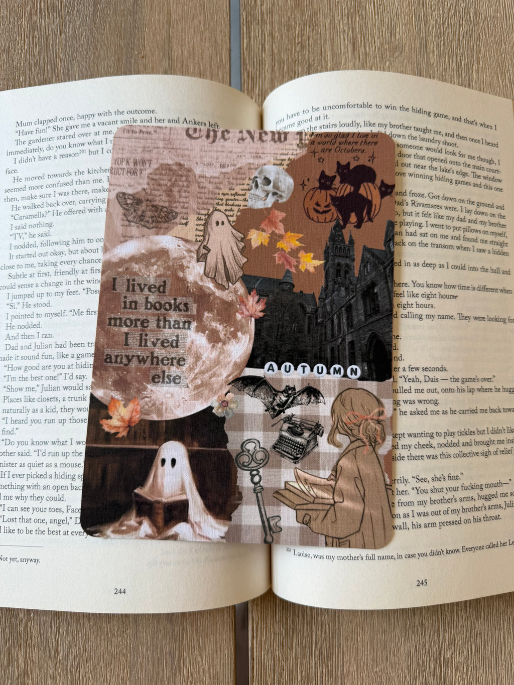 Dark Academia Ghosts Kindle Insert