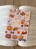Autumn Icons Gingham Kindle Insert