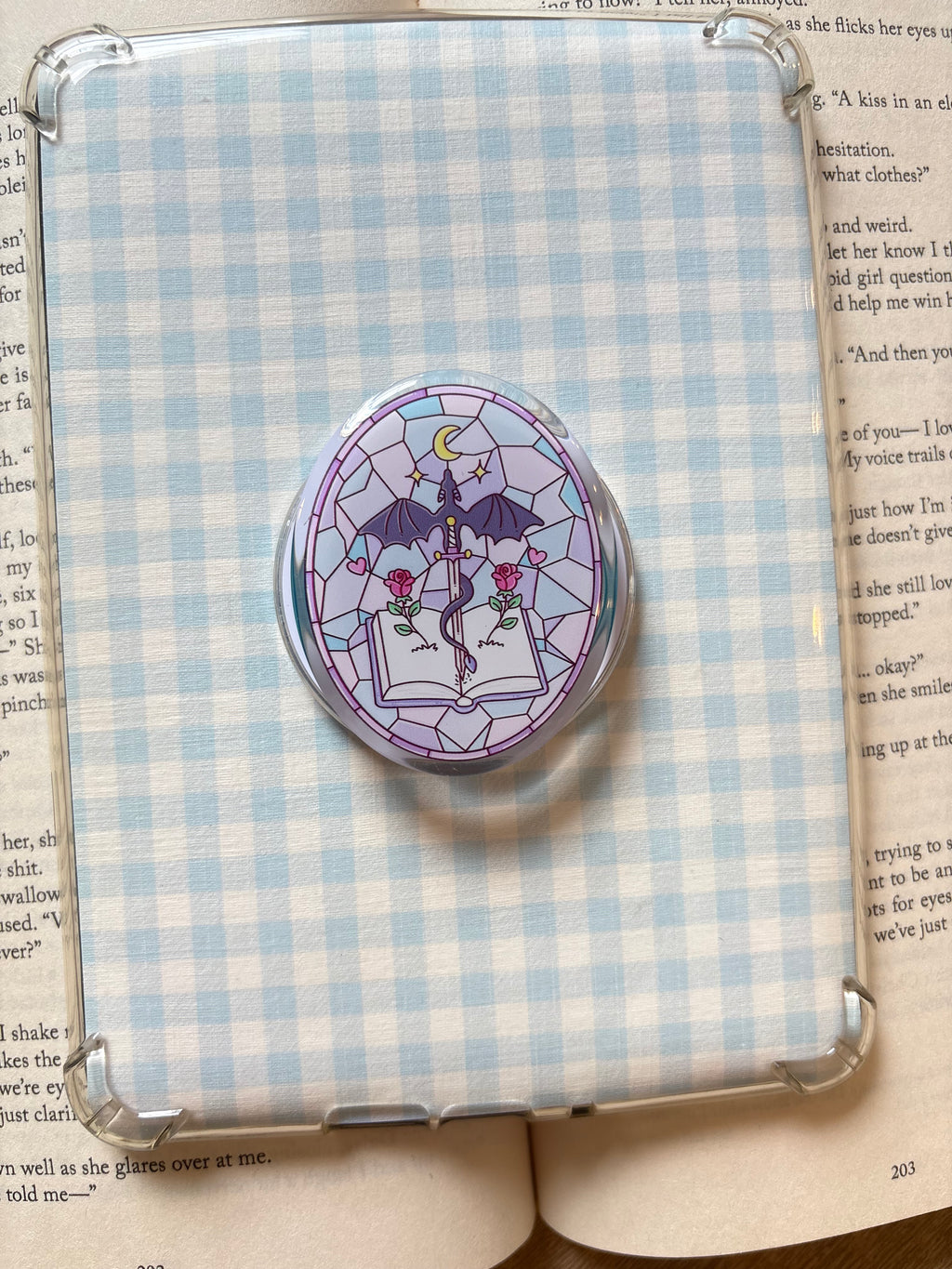 Fantasy Dragon Magnetic Kindle grip