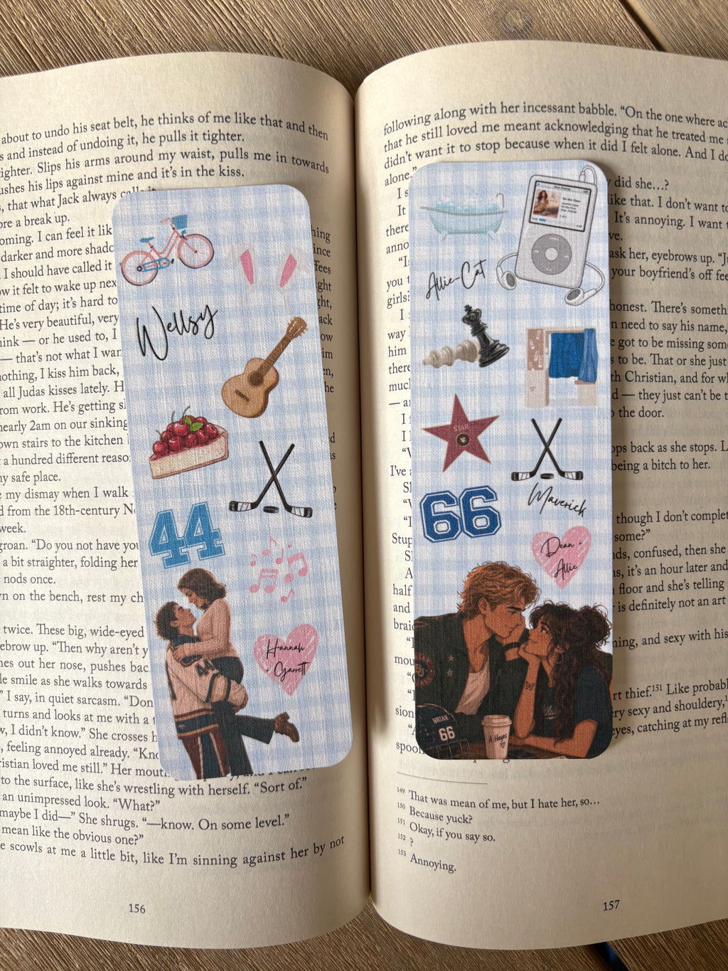 Off Campus The Deal, The Score Hockey Romance Bookmarks